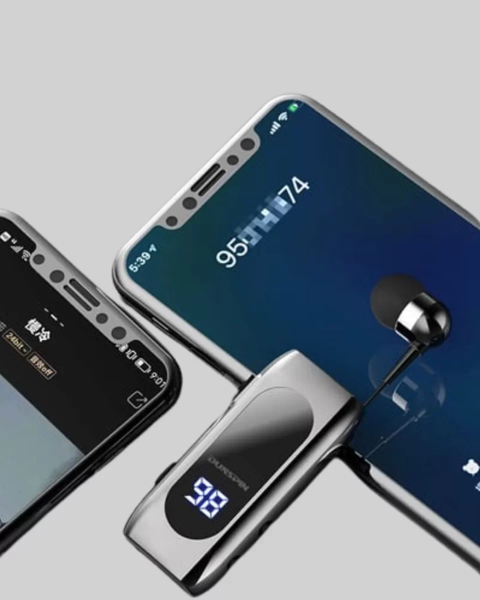 Bluetooth 5.2 Klipsli Kablosuz Kulaklık – Dijital Ekran & Titreşimli Uyarı Yeni Nesil