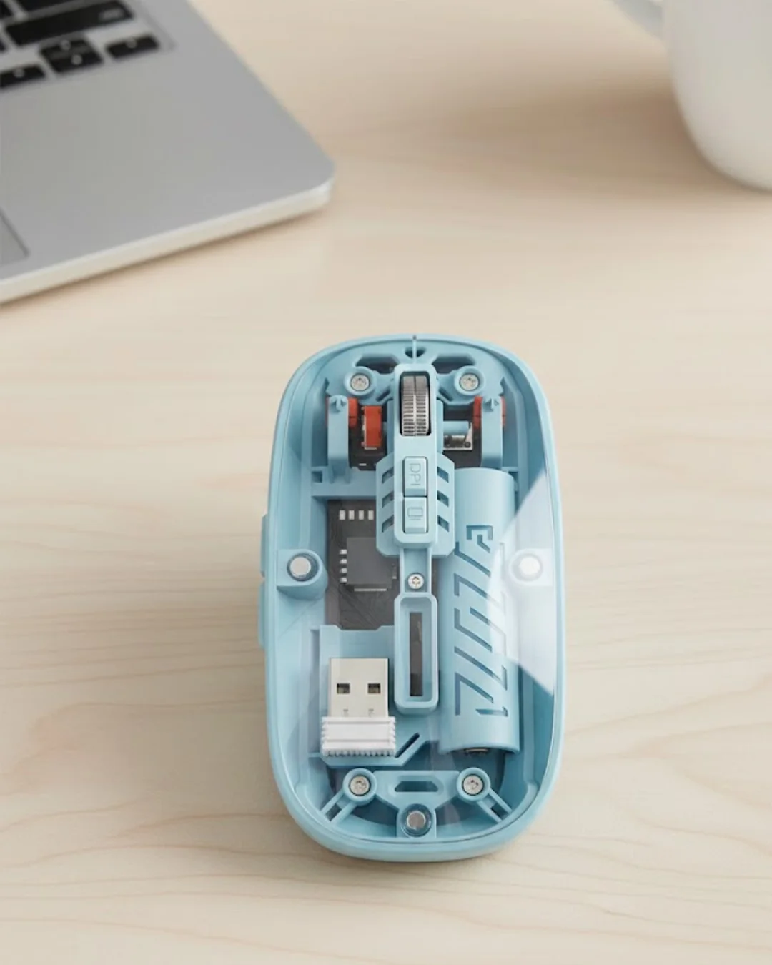 Bluetooth 5.2 ve 2.4G USB Kablosuz Mouse Pilli Mavi Tasarım Fiyatı, Yorumları ve Özellikleri