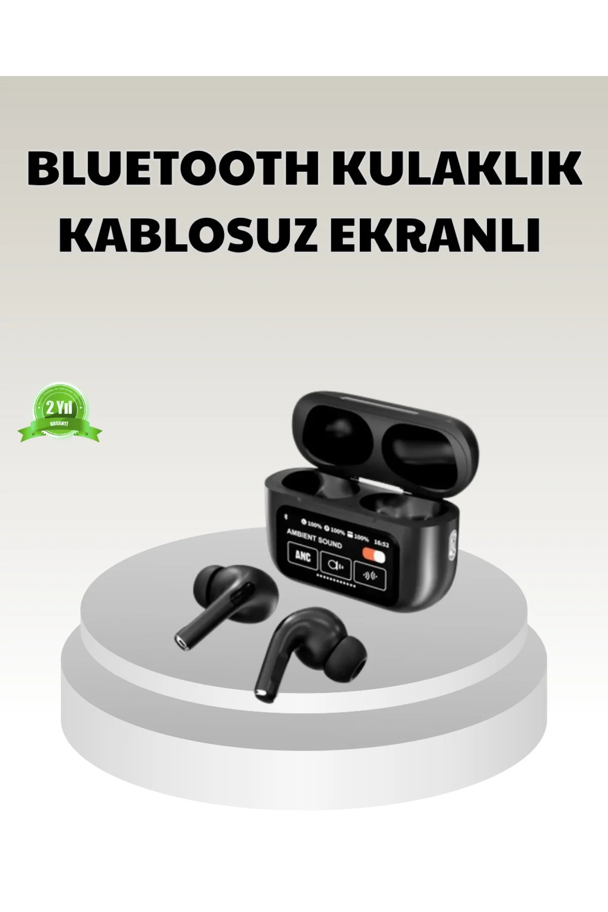 Bluetooth 5.3 ANC Kablosuz Kulaklık – Dokunmatik Kontrol, Dijital
