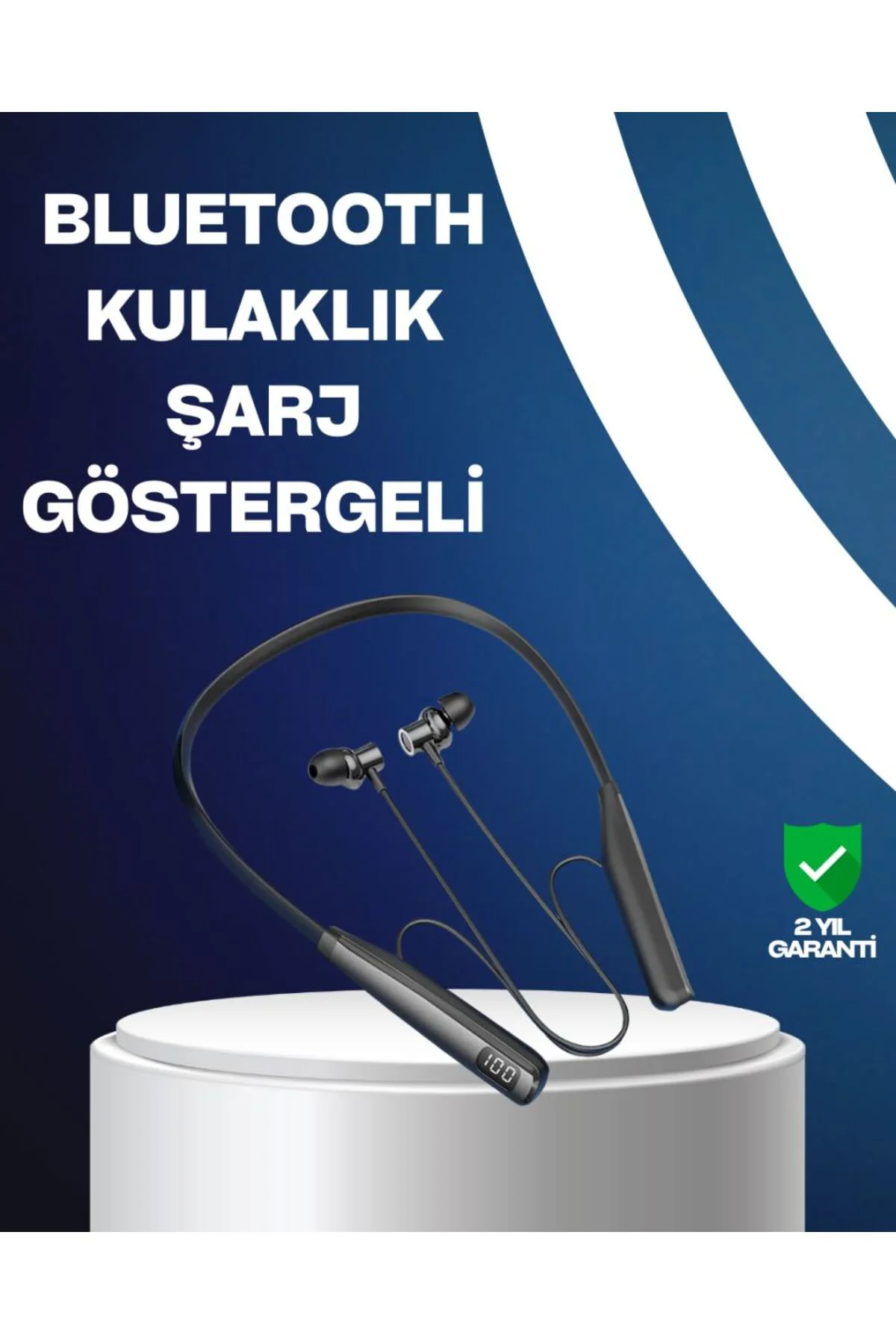 Bluetooth 5.3 Boyun Bantlı Kulaklık – Oyun ve Müzik Modu, SD Kart Desteği