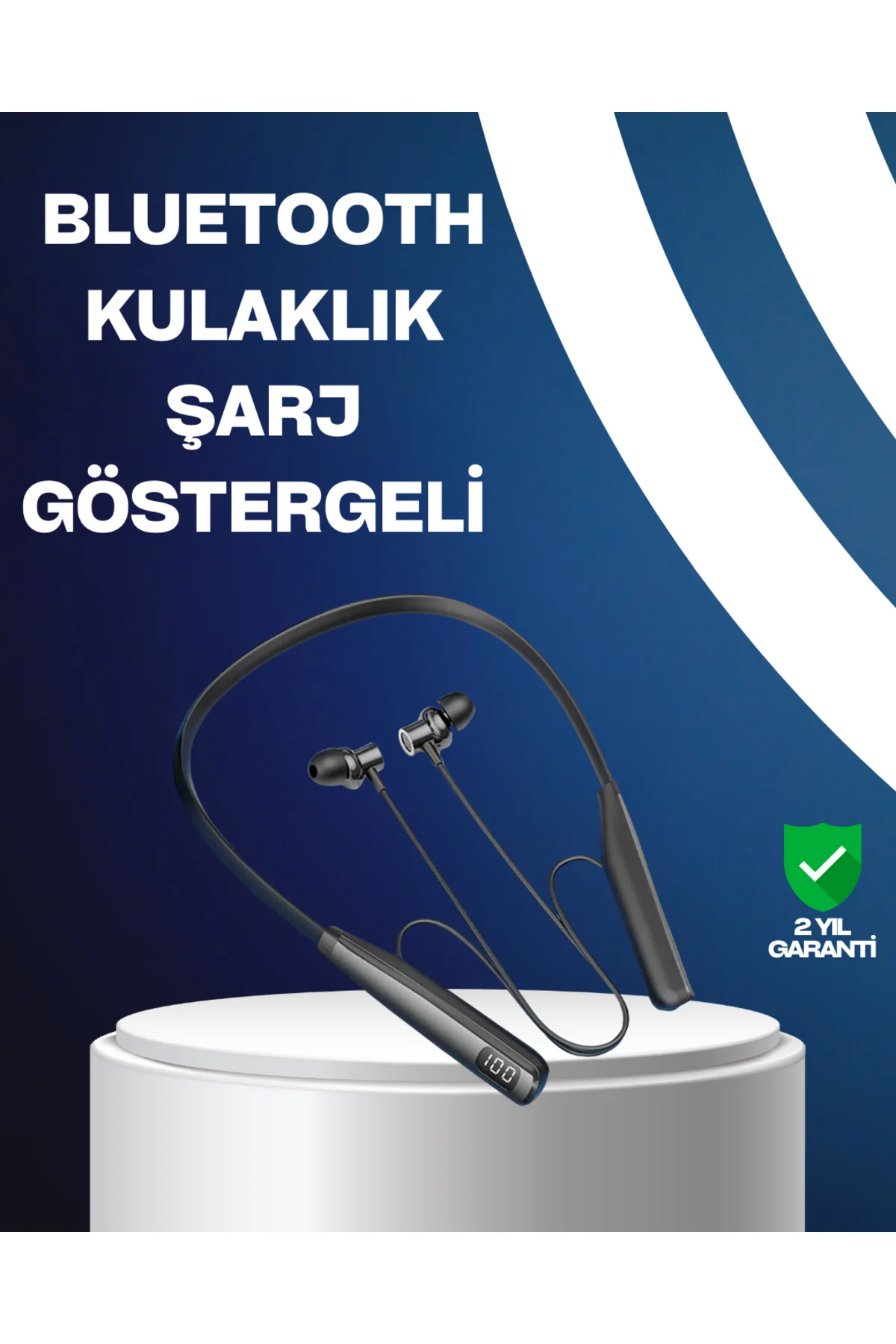Bluetooth 5.3 Boyun Bantlı Kulaklık – Oyun ve Müzik Modu, SD Kart