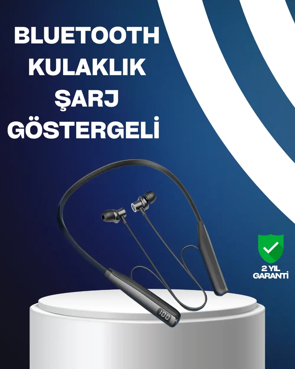 Bluetooth 5.3 Boyun Bantlı Kulaklık – Oyun ve Müzik Modu, SD Kart