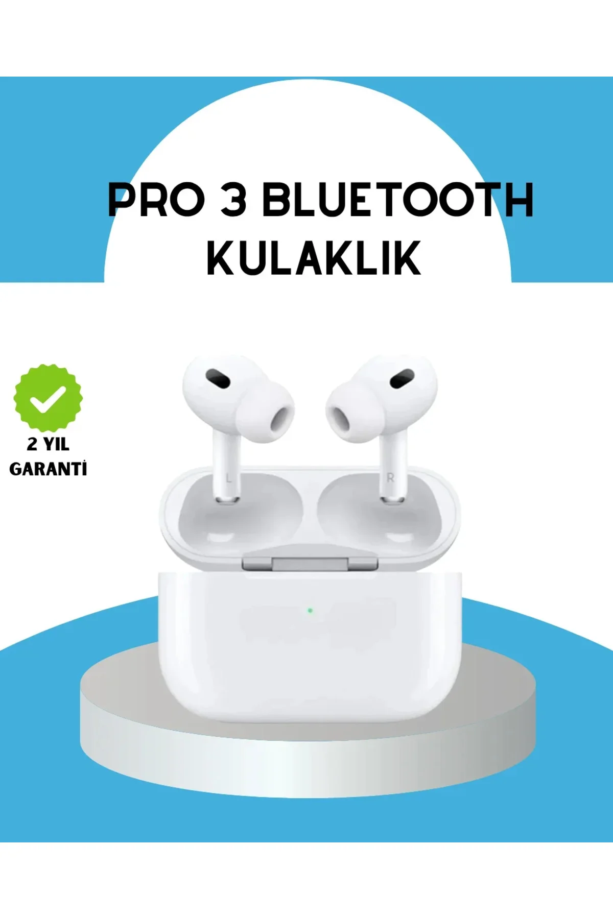 Bluetooth 5.3 Kablosuz Kulaklık – Gürültü Engelleyici, 24 Saat Pil Süreli