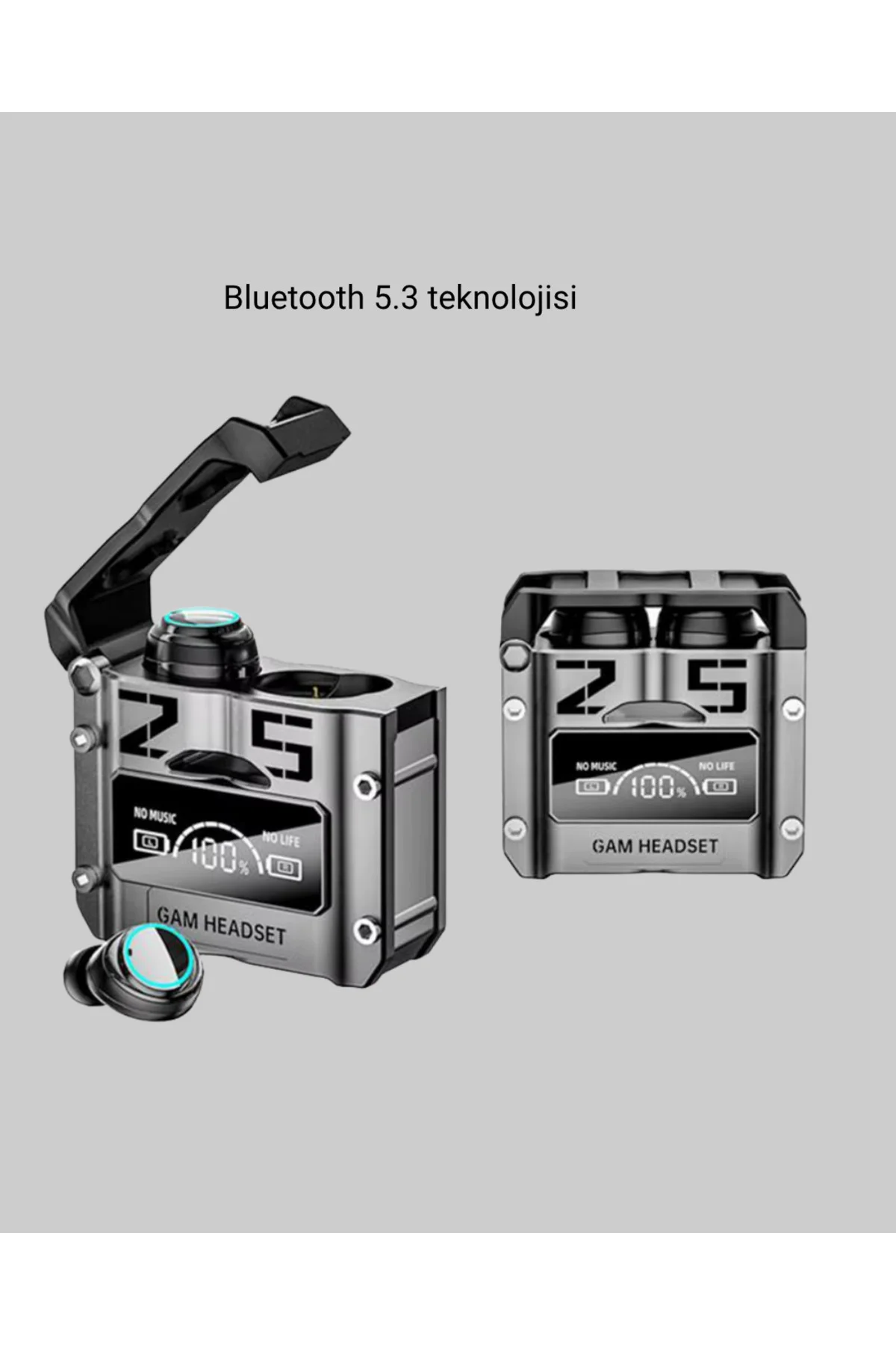 Bluetooth 5.3 Kablosuz Kulaklık - Ultra HD Ses Kalitesi Gürültü E