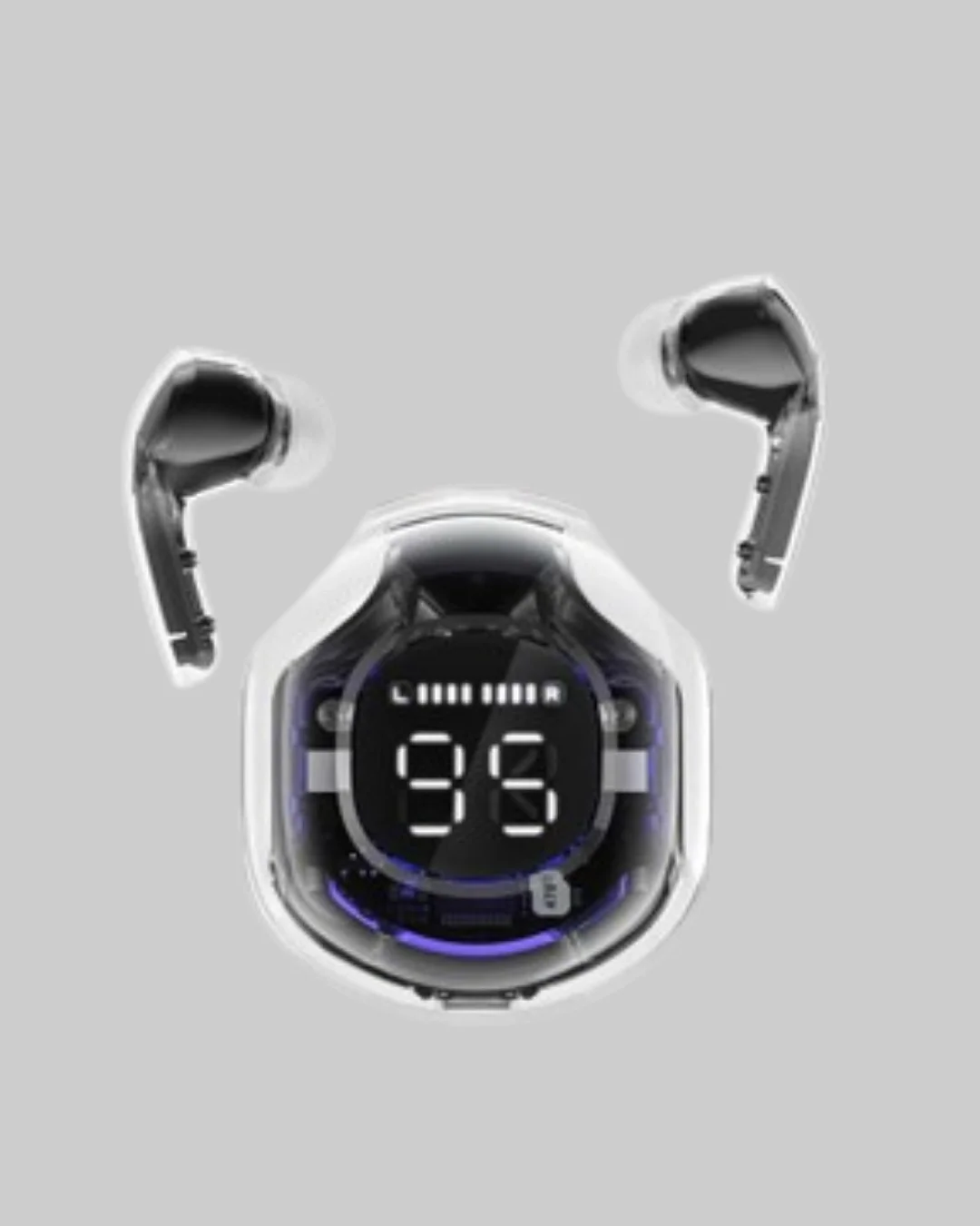 Bluetooth 5.3 Kablosuz Kulaklık HiFi Stereo ve Ekstra Bass Dijital Ekranlı