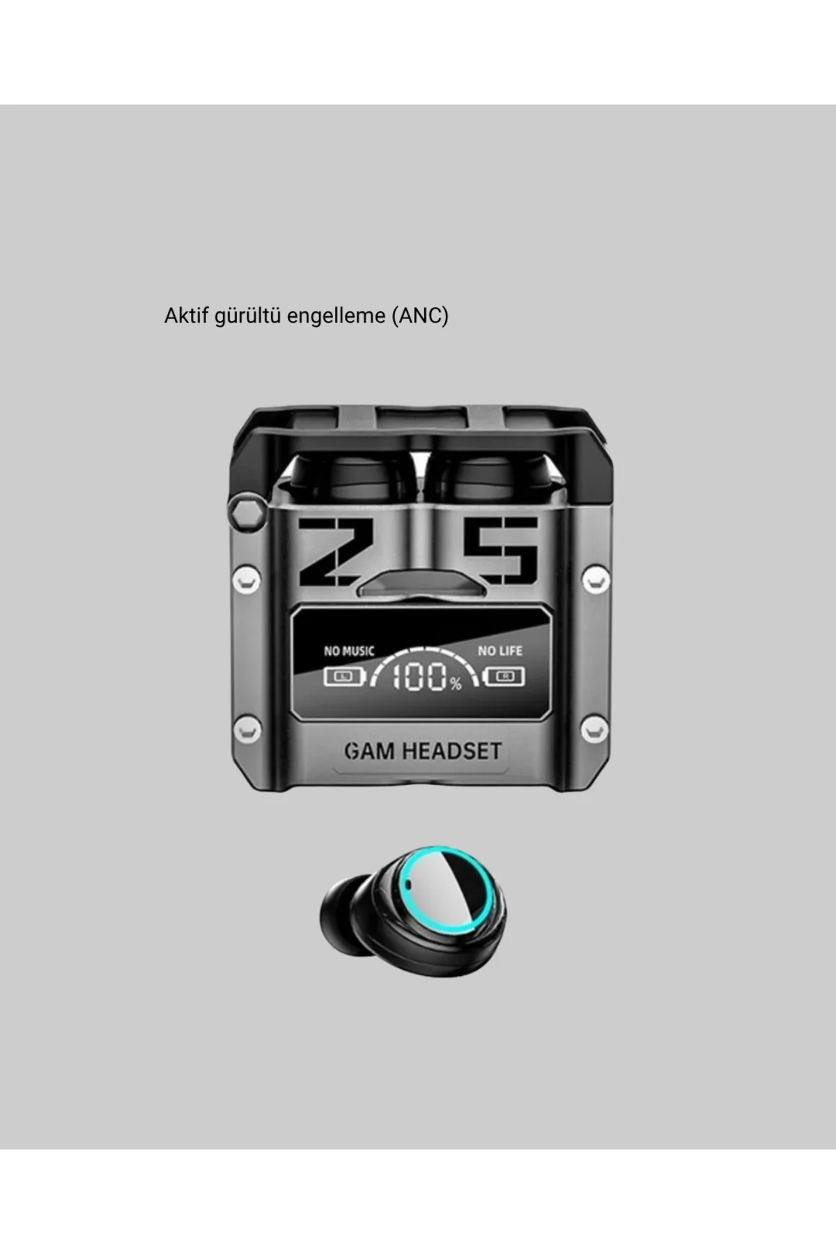 Bluetooth 5.3 Kablosuz Kulaklık - Ultra HD Ses Kalitesi Gürültü E