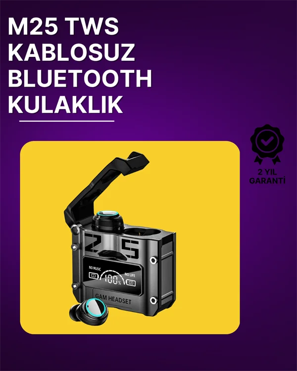 Bluetooth 5.3 Kablosuz Kulaklık | Powerbank Şarj Kutulu | Ultra HD Ses Kalitesi Bluetooth 5.3 Kablosuz Kulaklık | Powerbank Şarj Kutulu | Ultra HD Ses Kalitesi