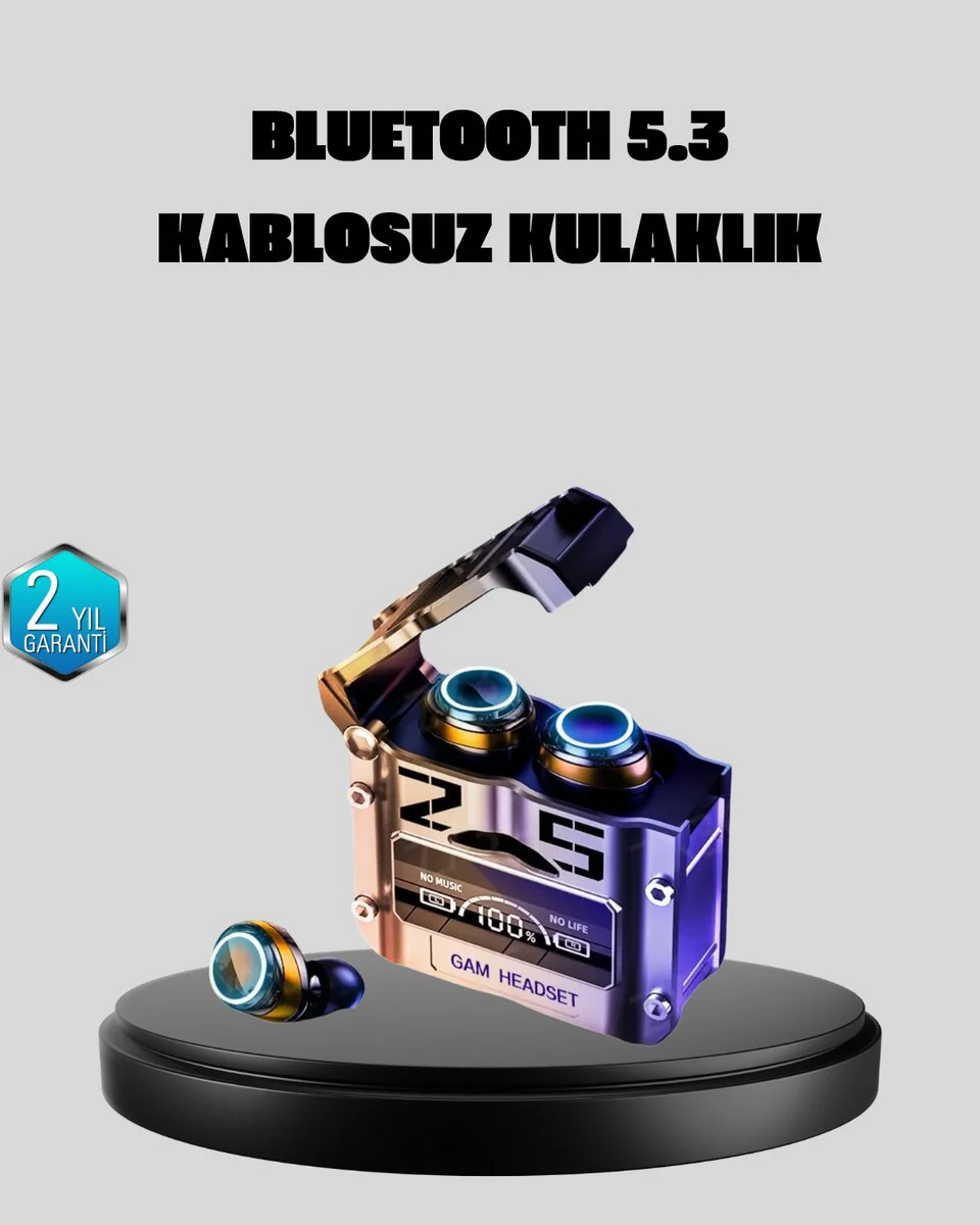 Bluetooth 5.3 Kablosuz Kulaklık – Ultra HD Ses Kalitesi Gürültü Engelleme