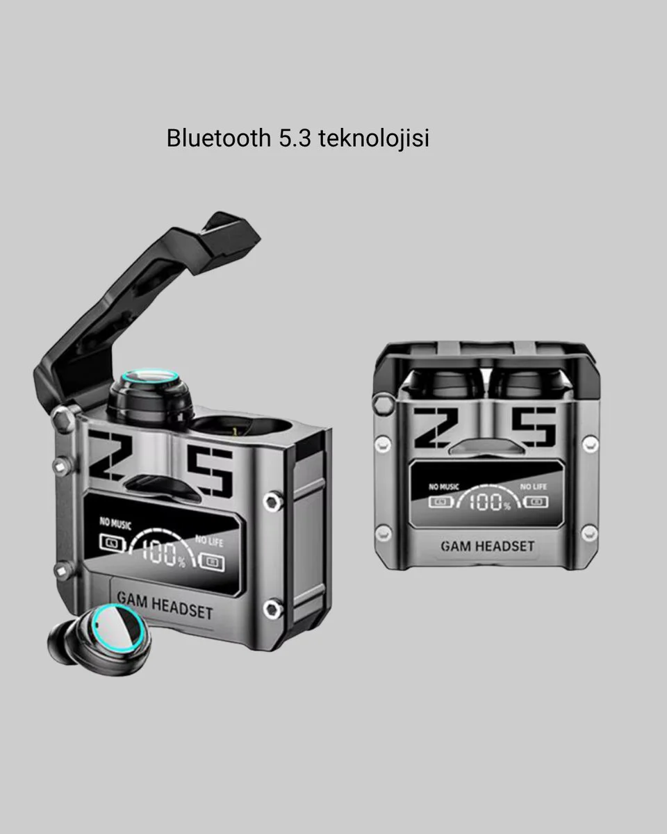 Bluetooth 5.3 Kablosuz Kulaklık – Ultra HD Ses ve Gürültü Engelleme