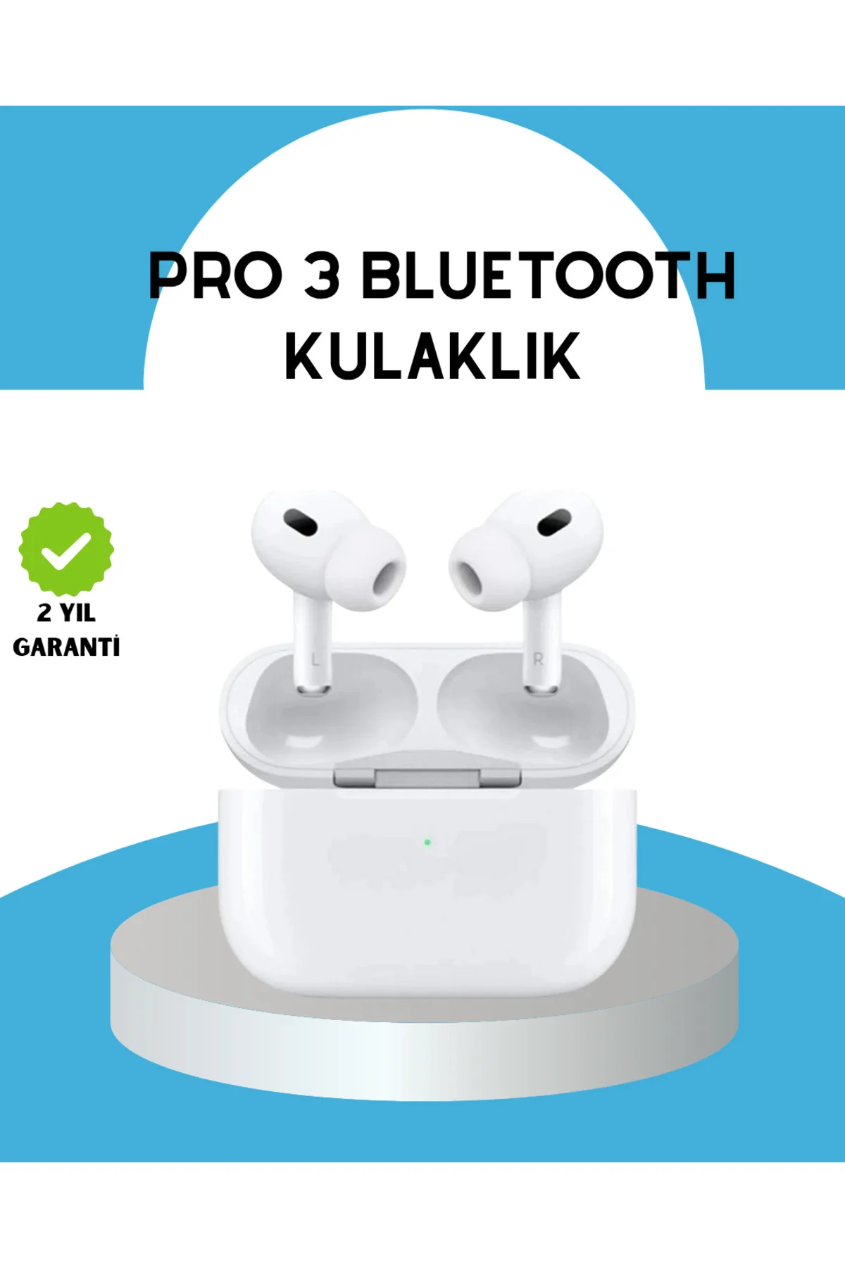 Bluetooth 5.3 Kablosuz Kulaklık – Gürültü Engelleyici 24 Saat Pil Süreli