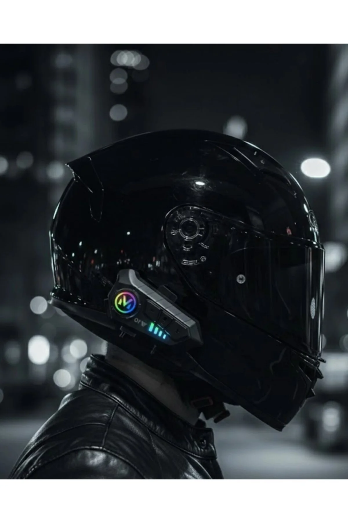 Bluetooth 5.3 Kask İçi Intercom Kulaklık 1000 M Mesafe 1000 Mah
