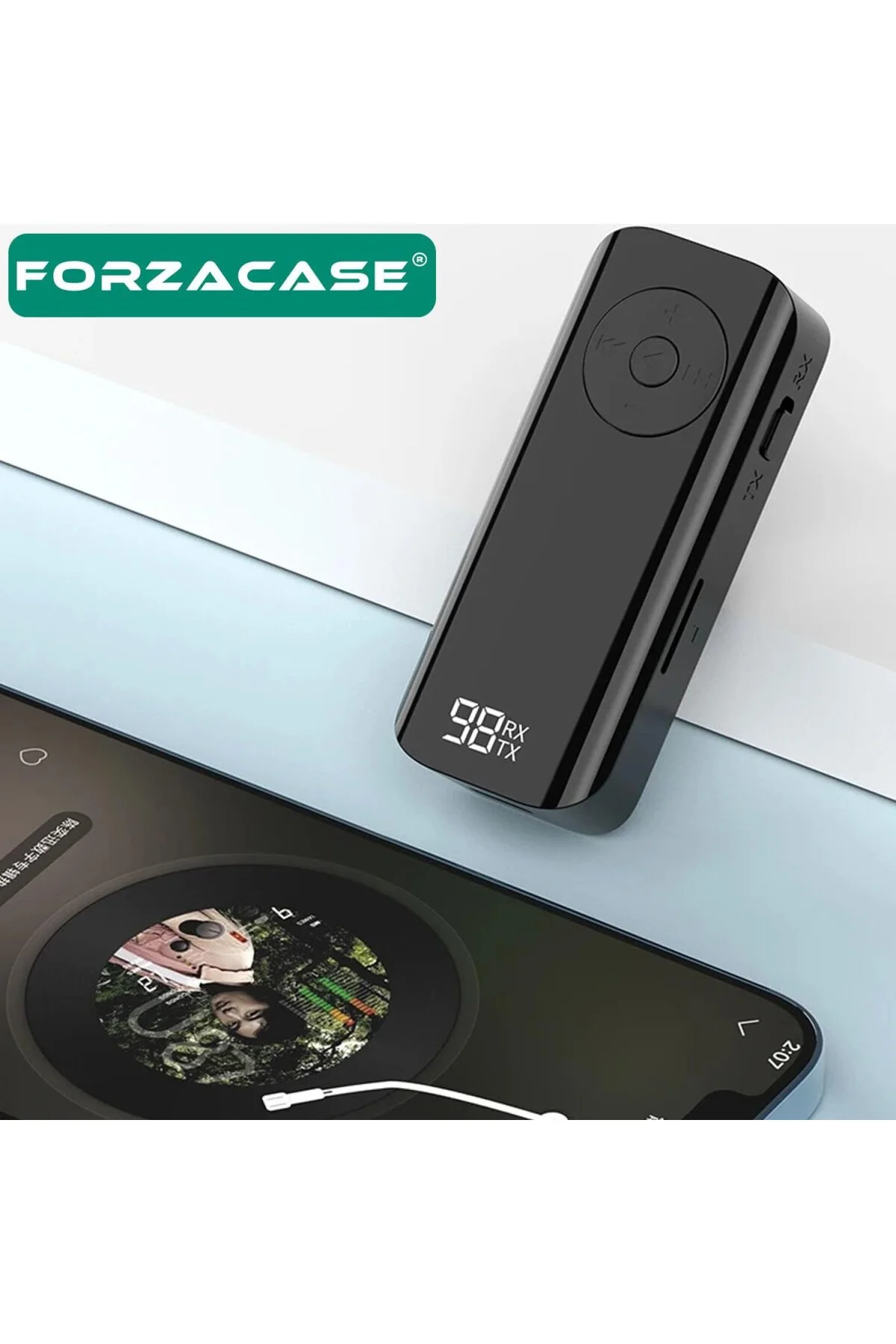 Bluetooth 5.3 Ses Alıcı Verici – AUX Kablosuz Audio Adaptör, Araç