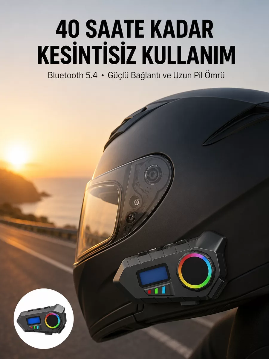 Bluetooth 5.4 Kablosuz Hoparlör - Su Geçirmez ve 40 Saat Pil Ömrü ile Mükemmel Müzik Deneyimi