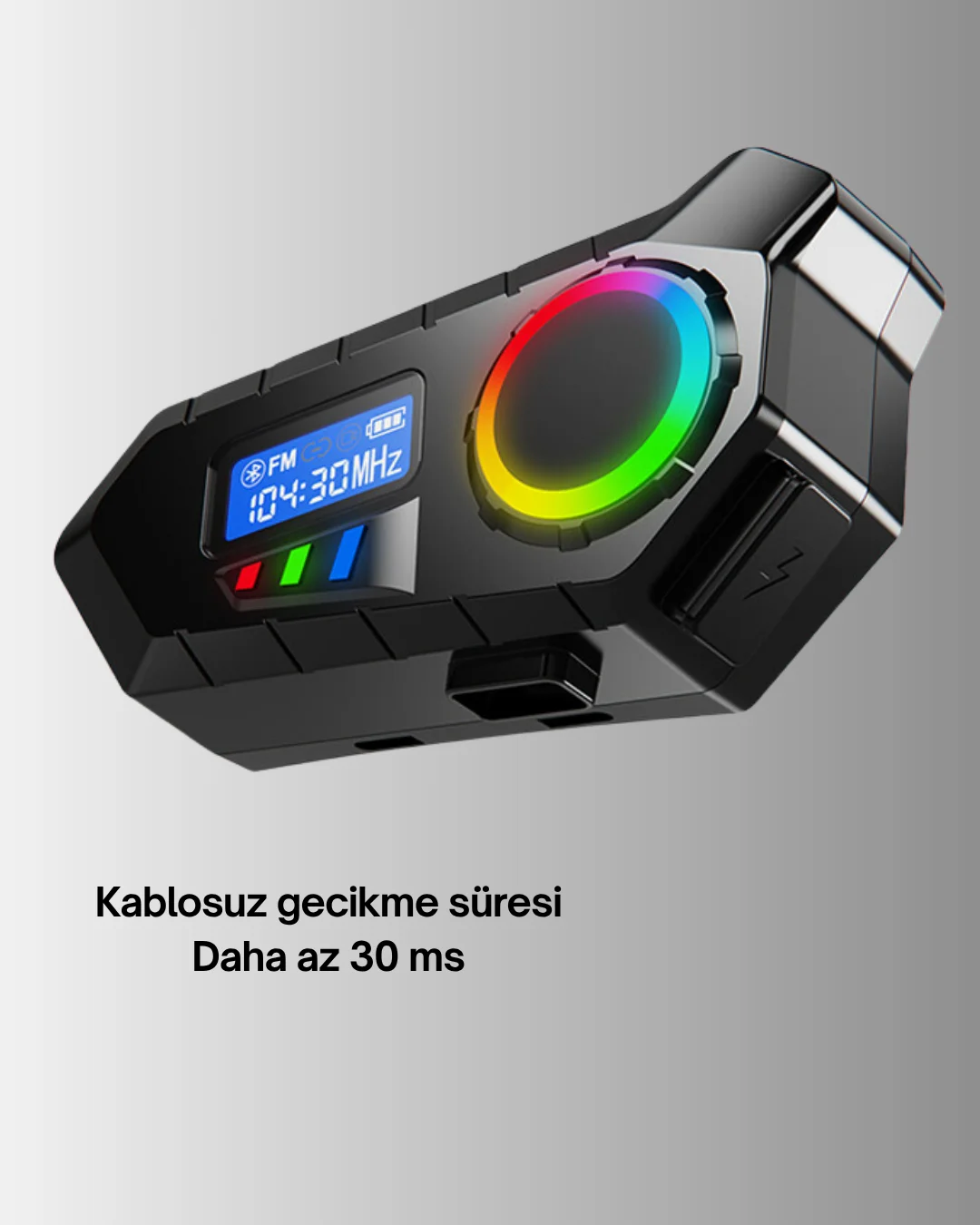 Bluetooth 5.4 Kablosuz Hoparlör IP65 Su Geçirmez ve 40 Saat Uzun Pil Ömürlü