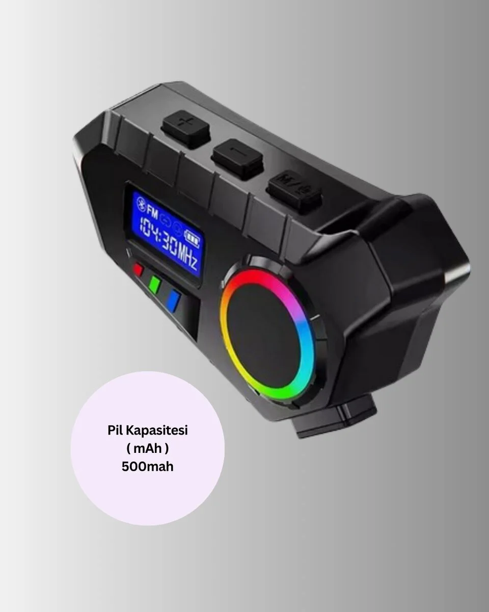 Bluetooth 5.4 Kablosuz Hoparlör - IP65 Su Geçirmez, 40 Saat Pil Ömrü ve HD Ses Kalitesi