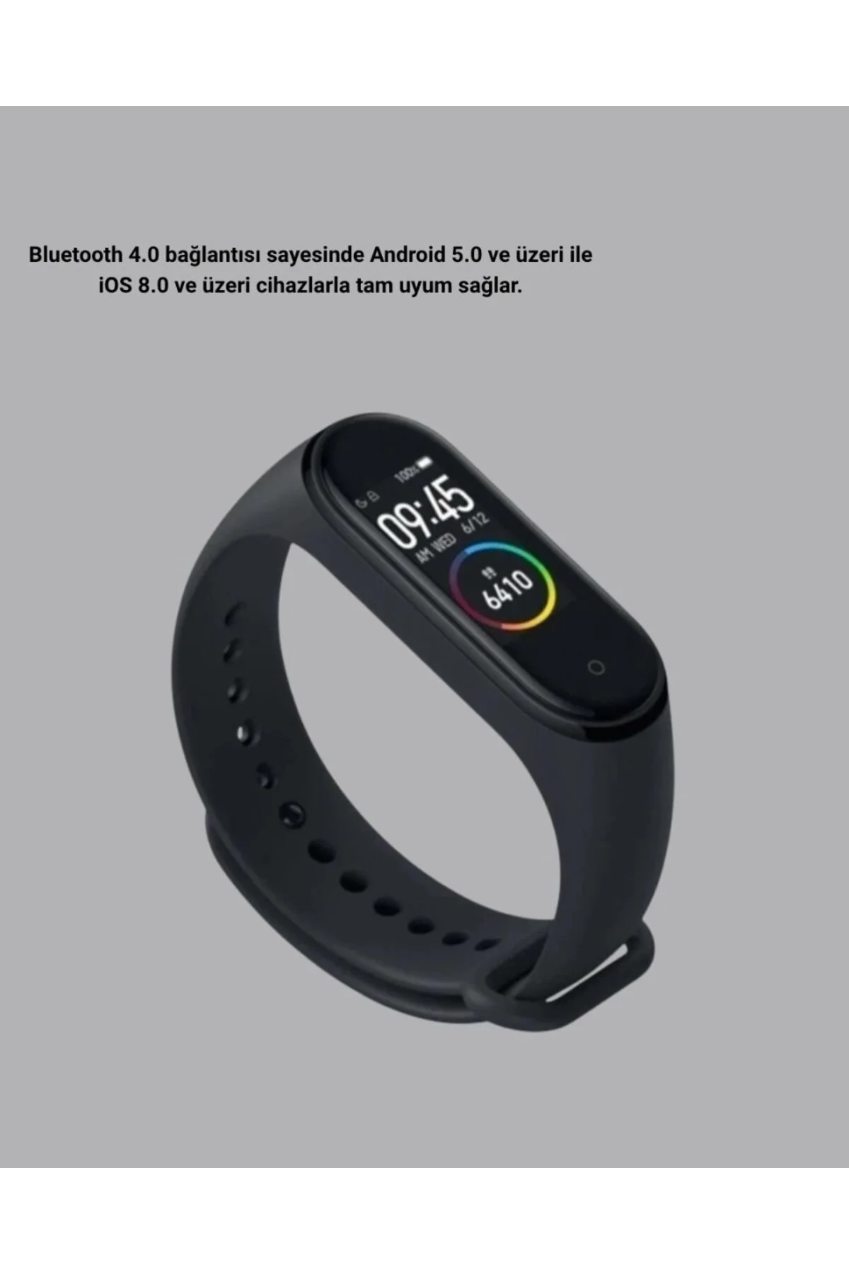 Bluetooth Akıllı Bileklik Spor Modlu Kalp Atış Takipli Uyku Analizli