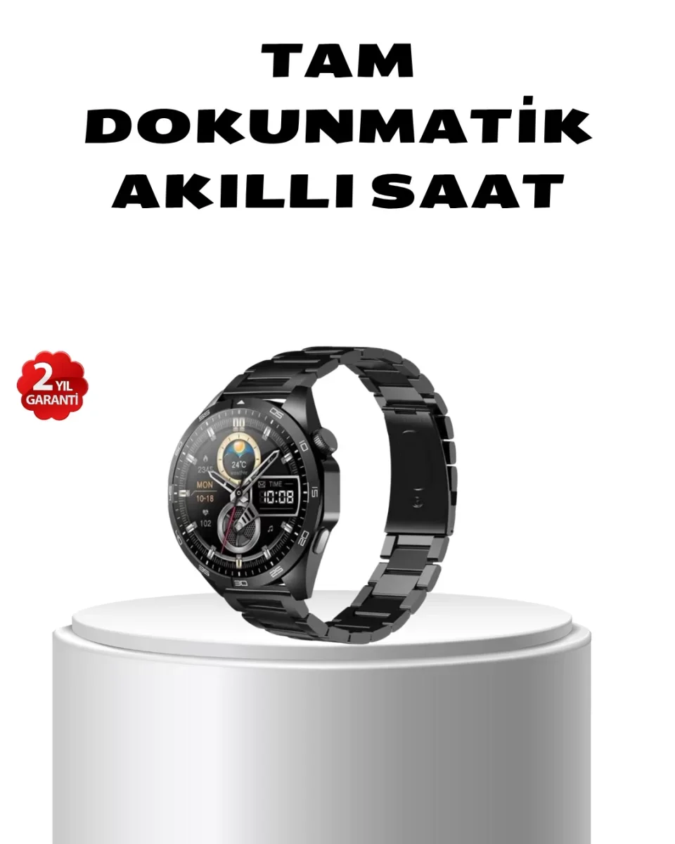 Bluetooth Akıllı Saat – Nabız, Adım Sayar, Uyku Takibi ve Spor Mo