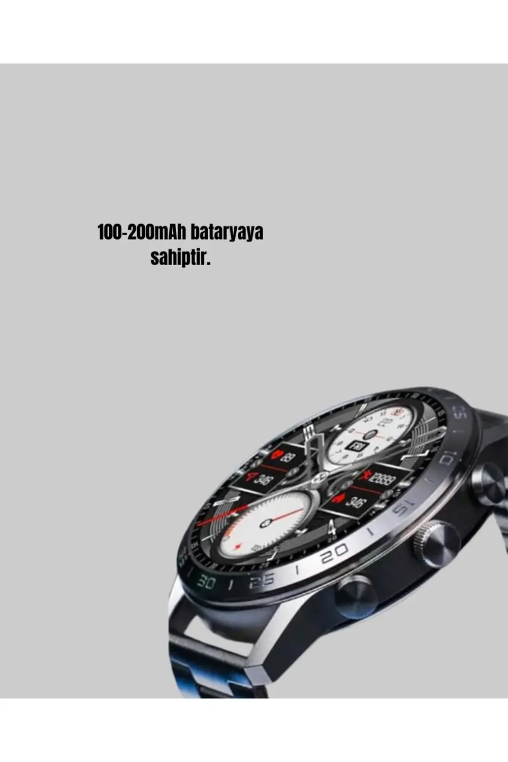 Bluetooth Akıllı Saat – Nabız, Adım Sayar, Uyku Takibi ve Spor Mo