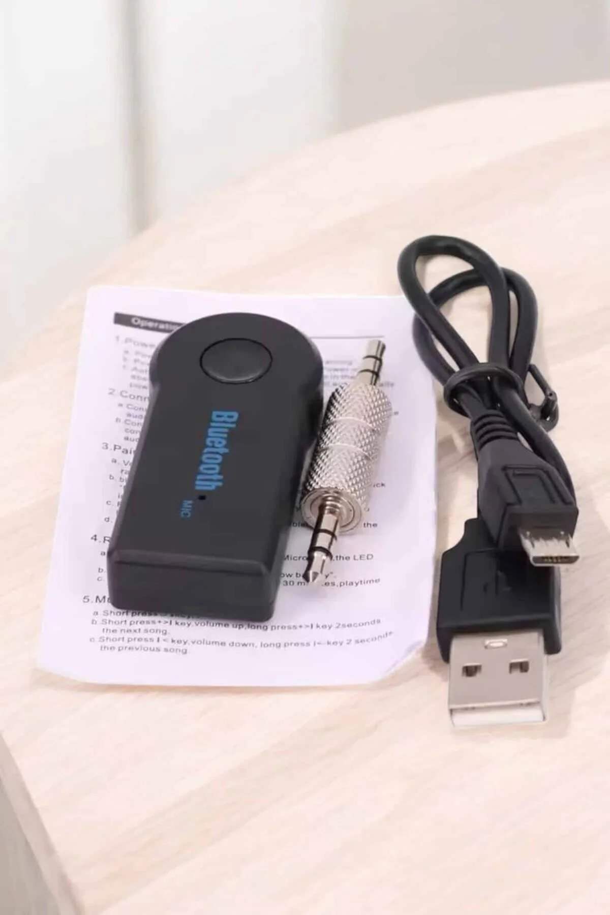 Bluetooth Araç Kiti Bt 350 Aux Çıkışlı Tüm Araçlara Uyumlu