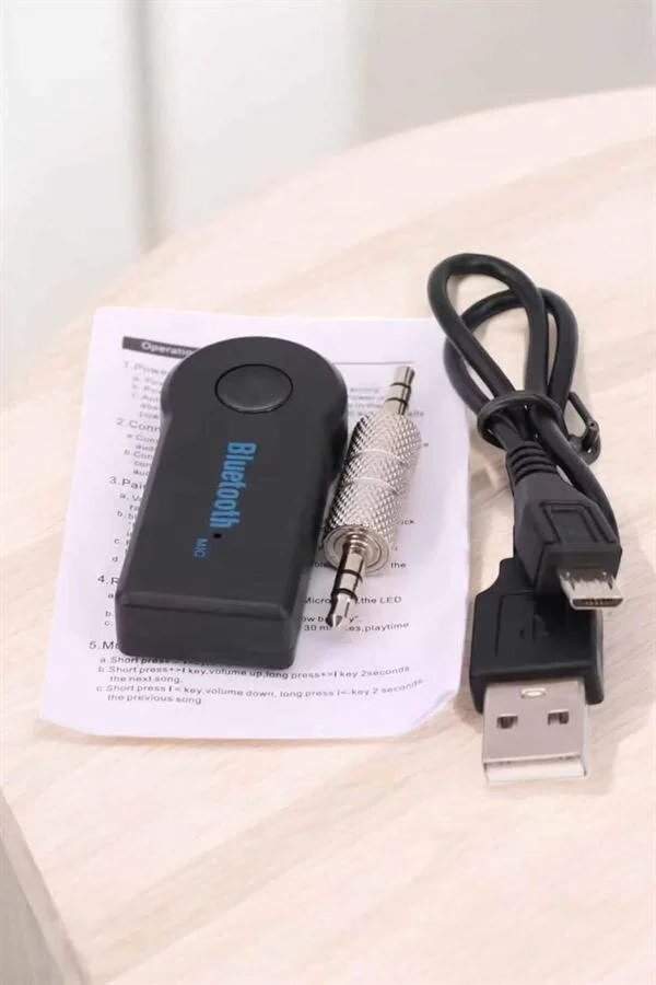 Bluetooth Araç Kiti BT 350 Aux Çıkışlı - Kablosuz Müzik ve Eller Serbest Görüşme