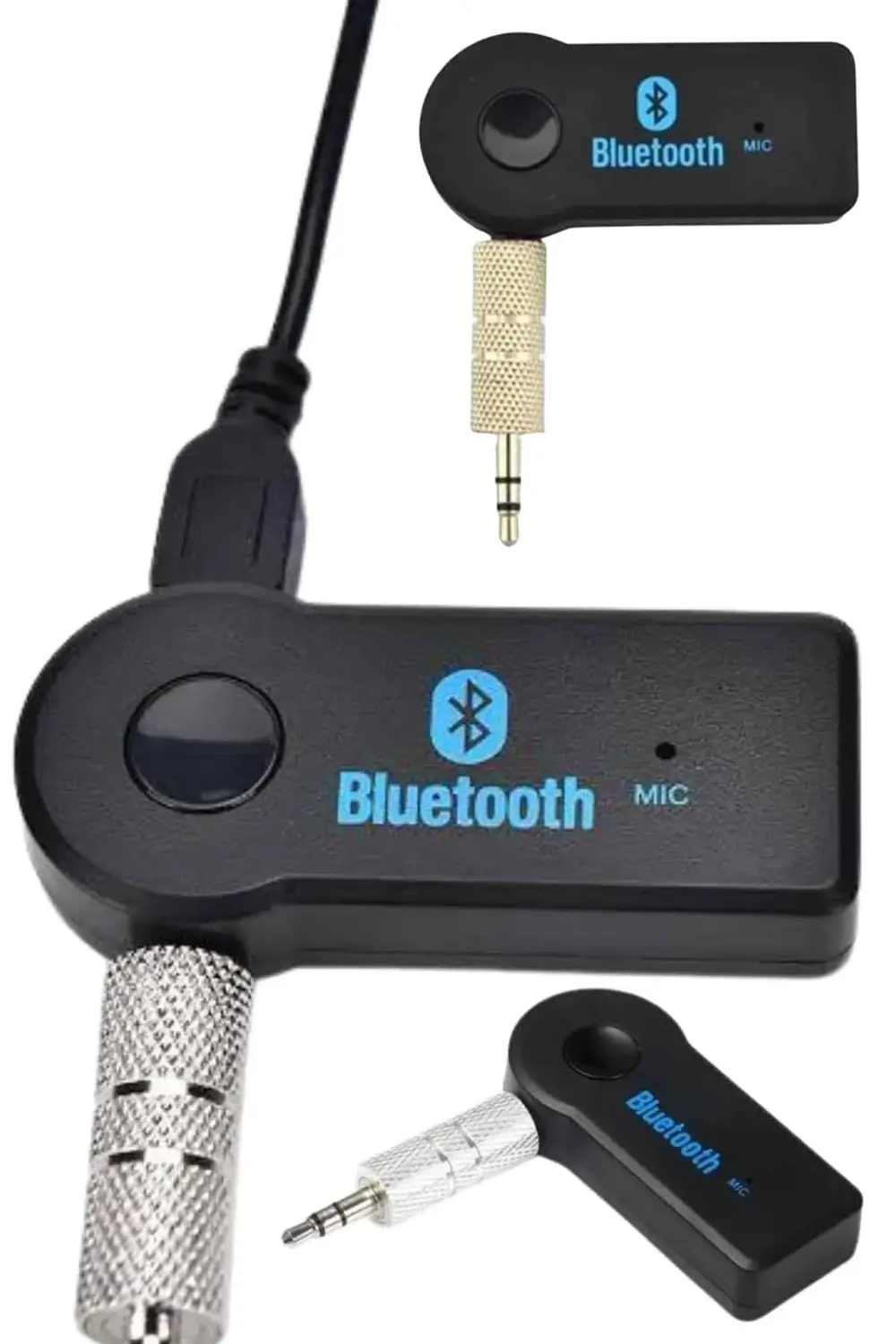 Bluetooth Araç Kiti Aux Çıkışlı Telefon Müzik Alıcı Tüm Cihazlara