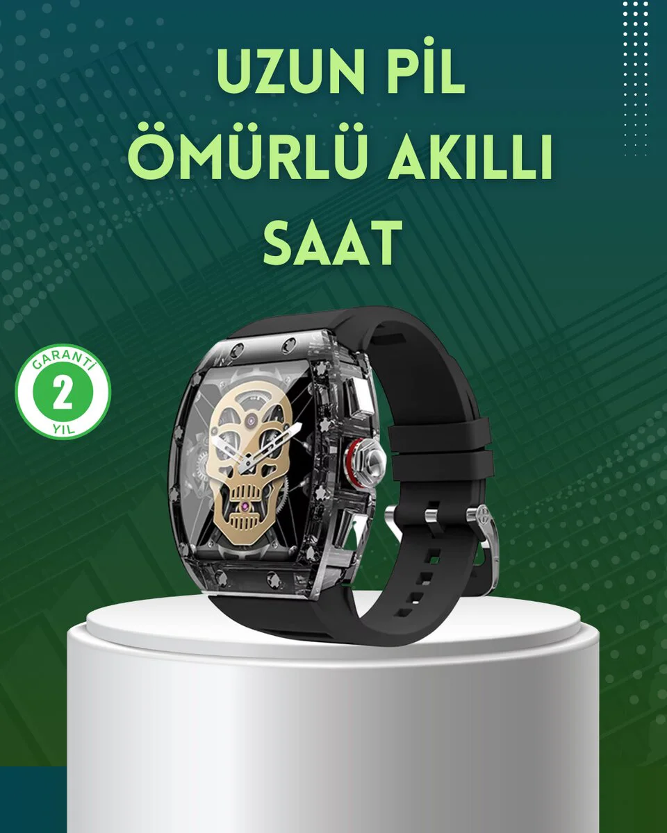 Bluetooth Arama Destekli Akıllı Saat - Çok Fonksiyonlu GPS & NFC Modeli
