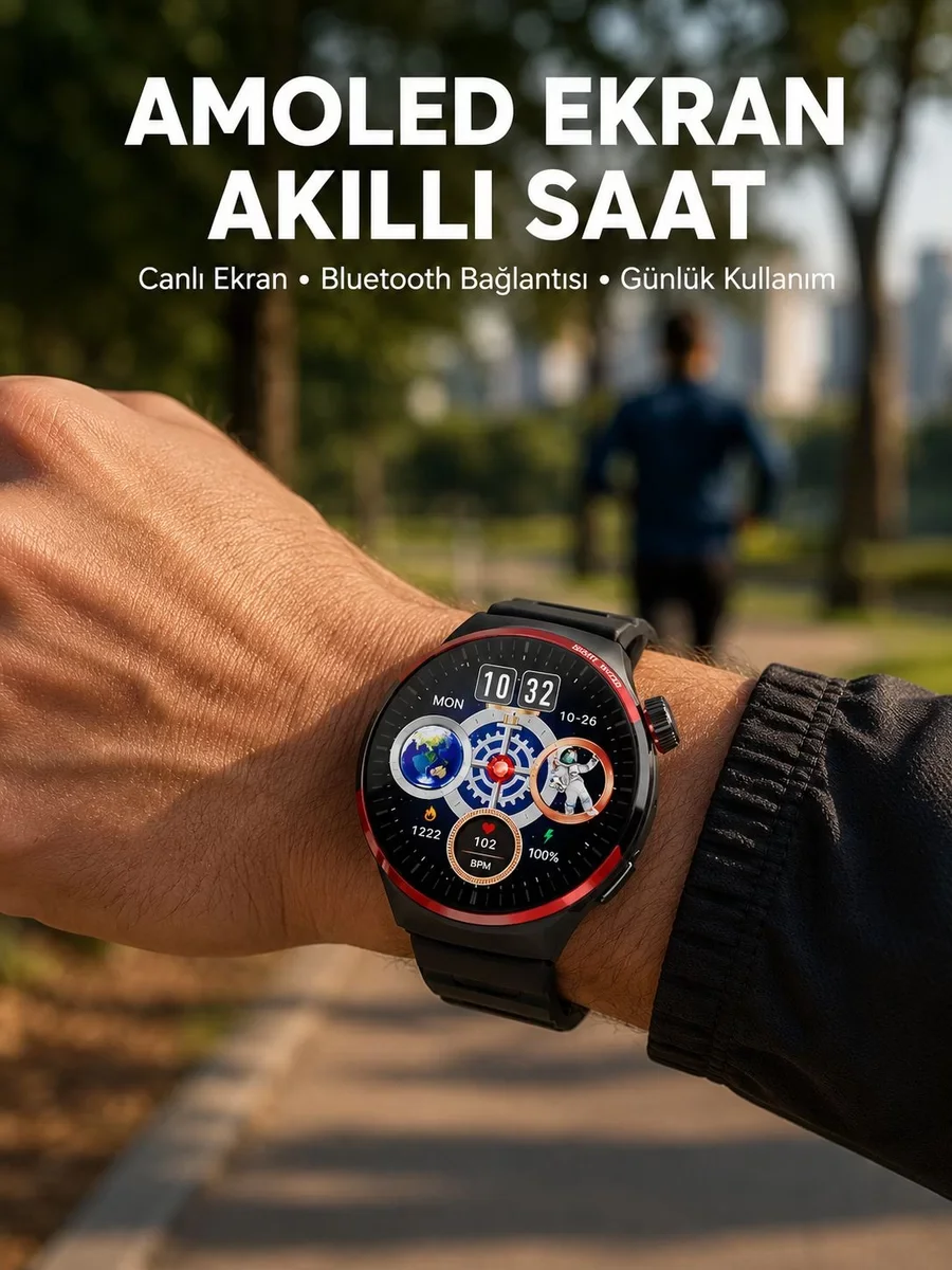 Bluetooth Arama Özellikli Akıllı Saat Suya Dayanıklı Yeni Nesil