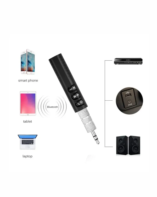 Bluetooth AUX Adaptör | 3.5mm Ses Girişi İçin Kablosuz Dönüştürücü, 10m Menzil Fiyatı, Yorumları ve Özellikleri