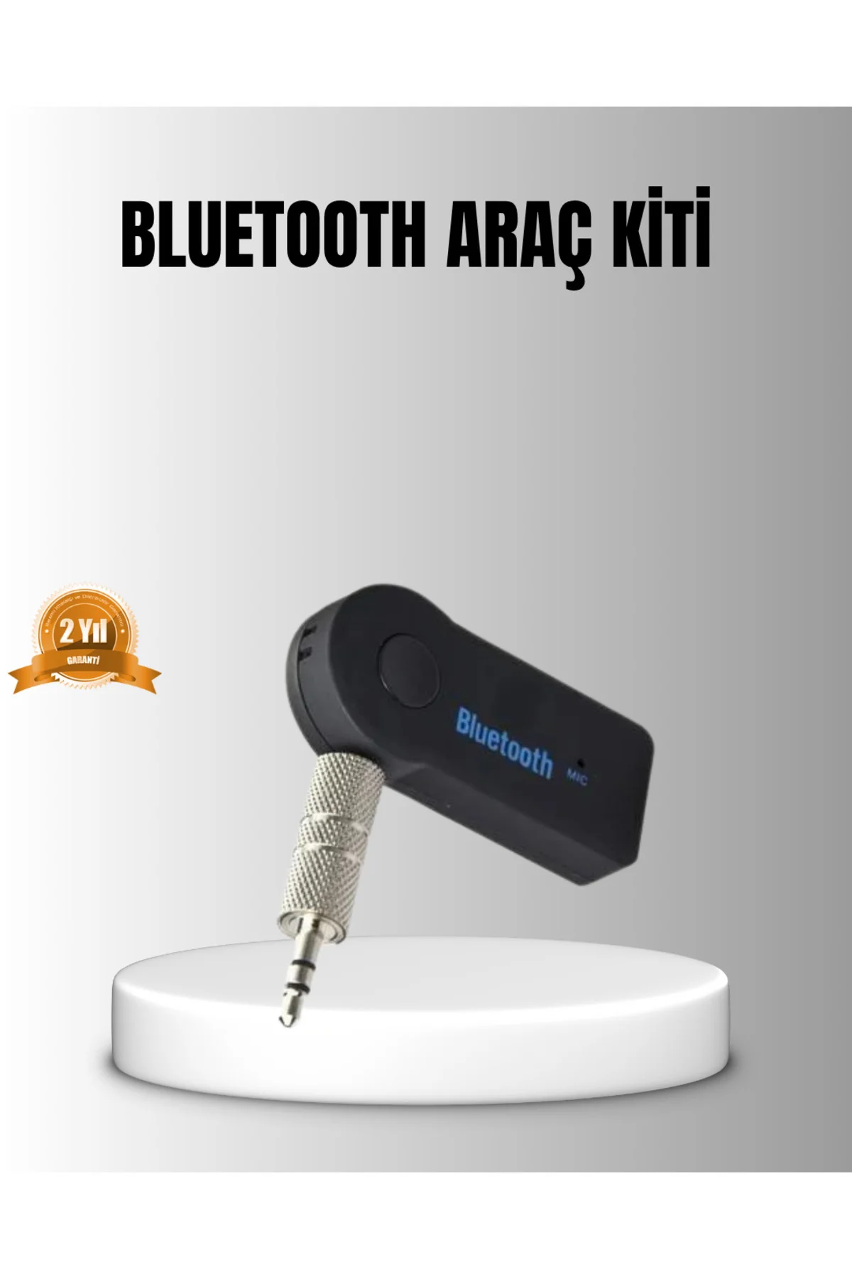 Bluetooth AUX Araç Kiti Eller Serbest Müzik Çalar Dahili Mikrofon
