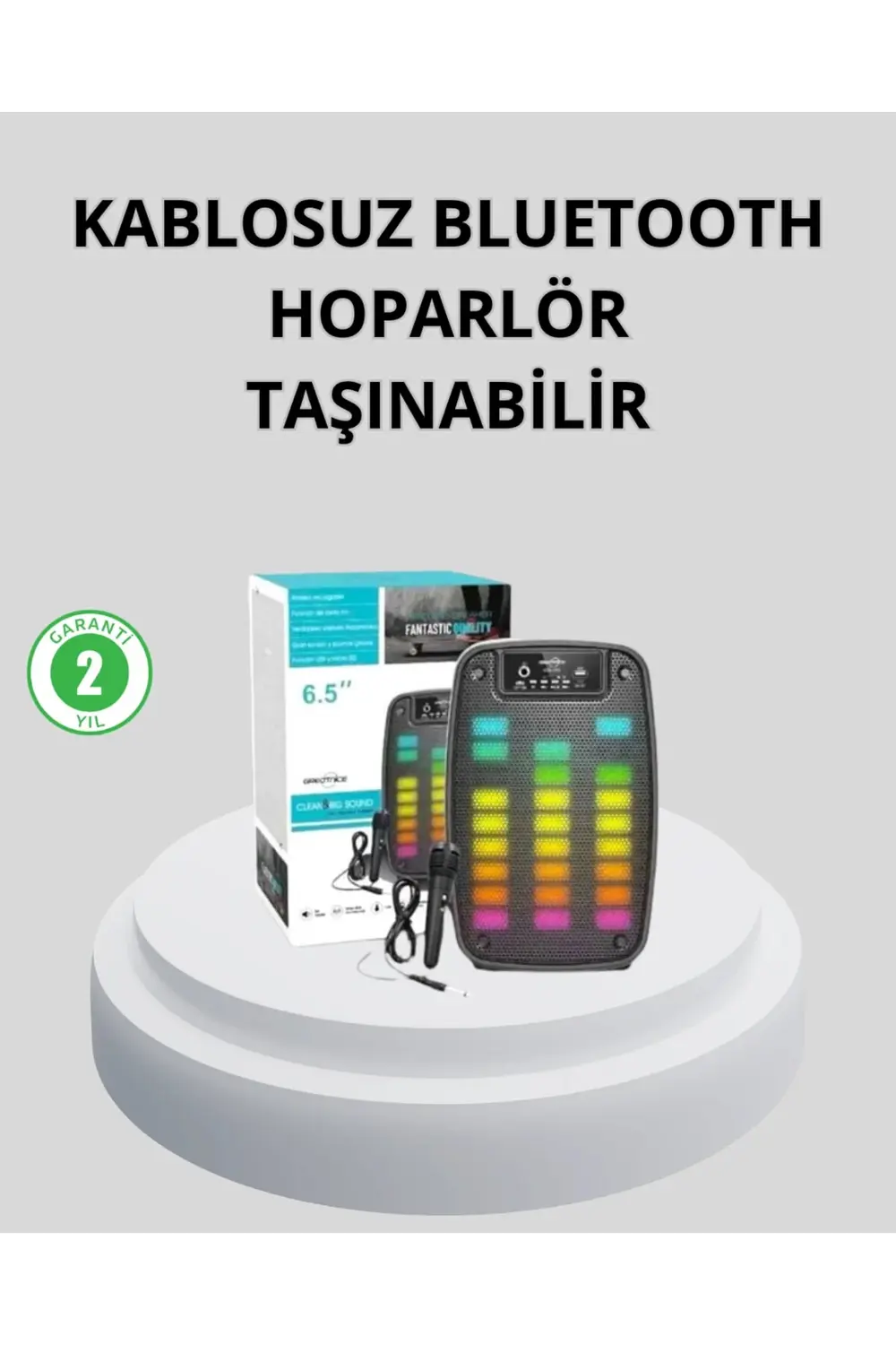 Bluetooth Bağlantılı Taşınabilir Müzik Cihazı – 2 Saat Kesintisiz