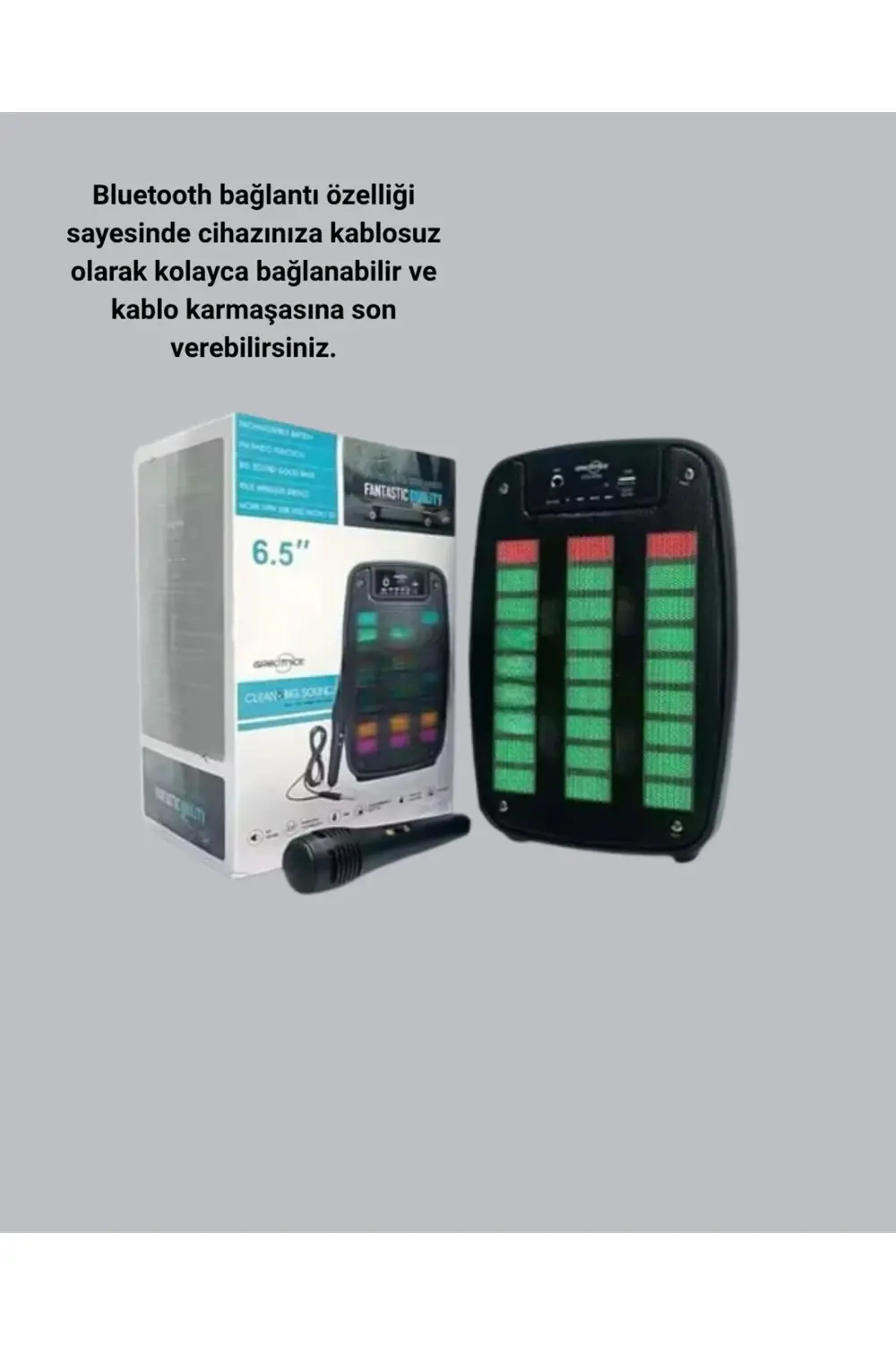 Bluetooth Bağlantılı Taşınabilir Müzik Cihazı – 2 Saat Kesintisiz