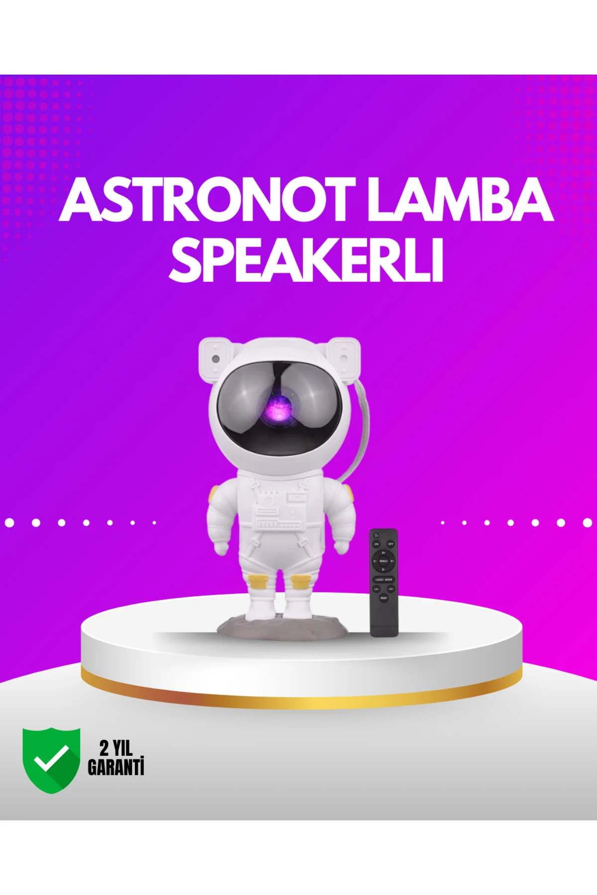 Bluetooth Bağlantılı Sesli Projeksiyon Cihazı