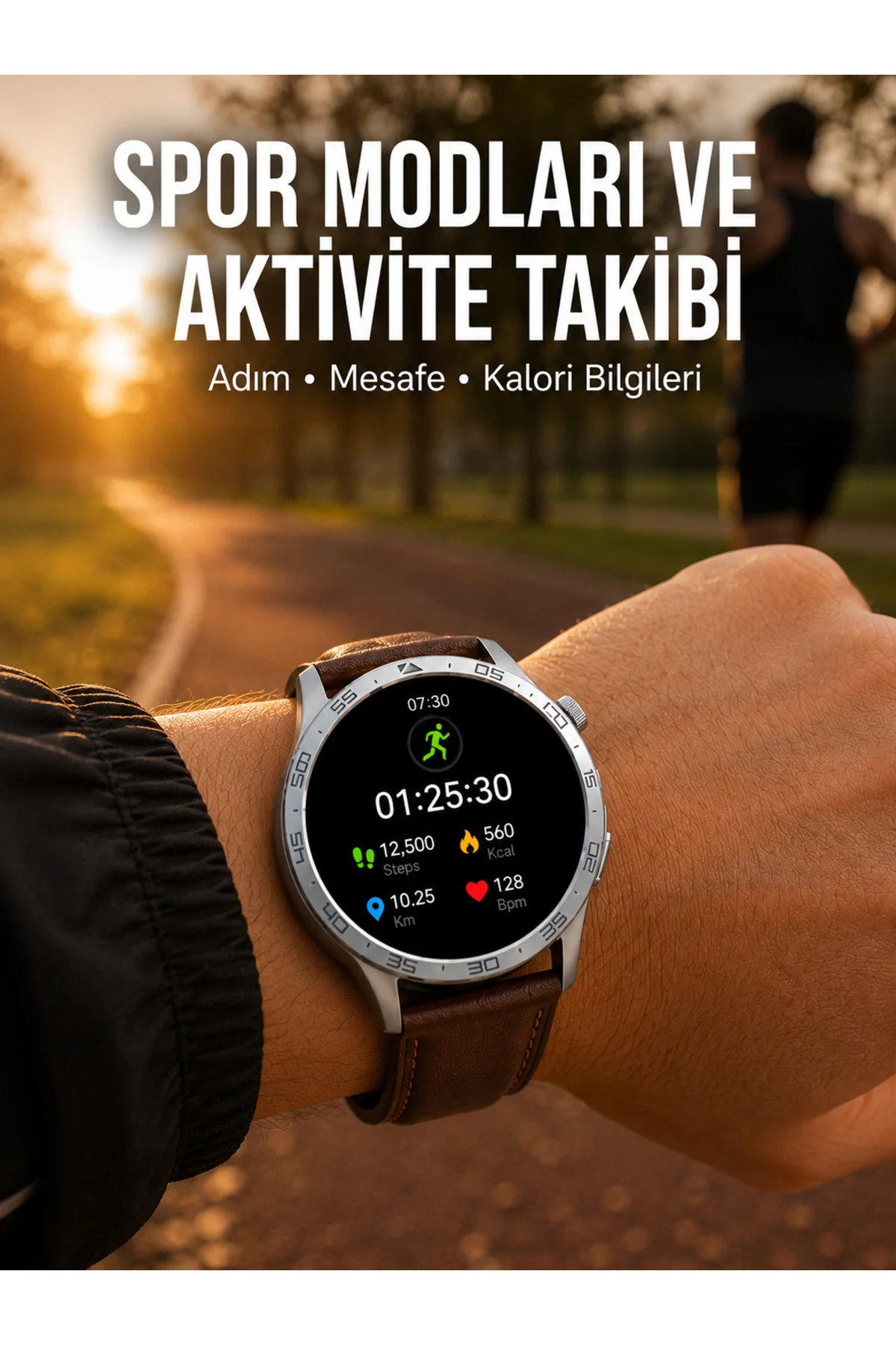 Bluetooth Bağlantılı Günlük Yaşam ve Spor Takip Akıllı Saati Bluetooth Bağlantılı Günlük Yaşam ve Spor Takip Akıllı Saati