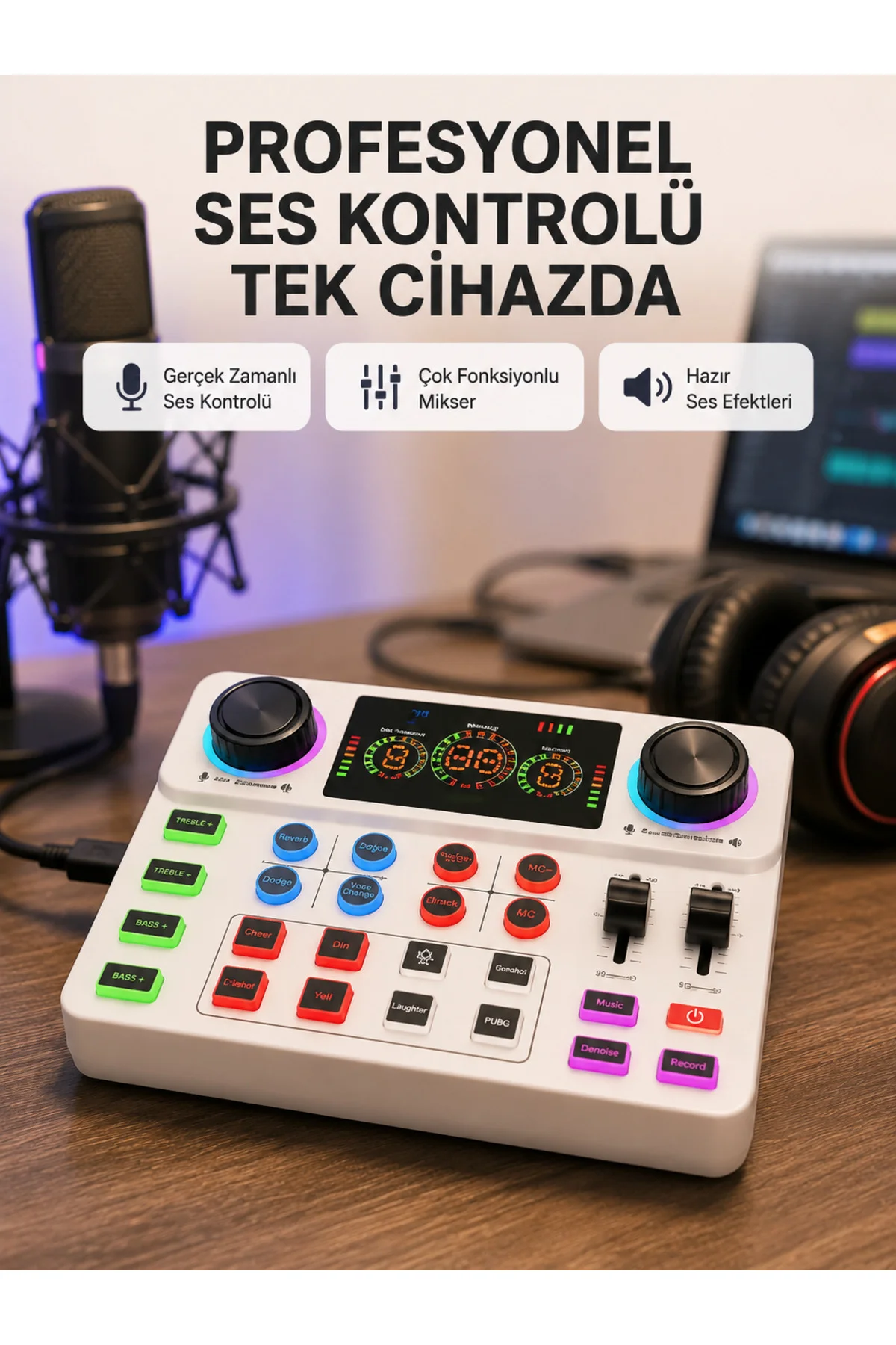 Bluetooth Bağlantılı Karaoke Ve Yayın Ses Kontrol Ünitesi Bluetooth Bağlantılı Karaoke Ve Yayın Ses Kontrol Ünitesi