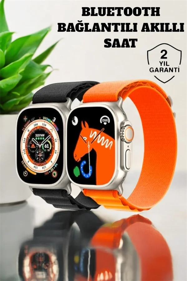 Bluetooth Bağlantılı 49MM Dokunmatik Akıllı Saat Sağlık ve Spor Takip Özellikli Fiyatı, Yorumları ve Özellikleri
