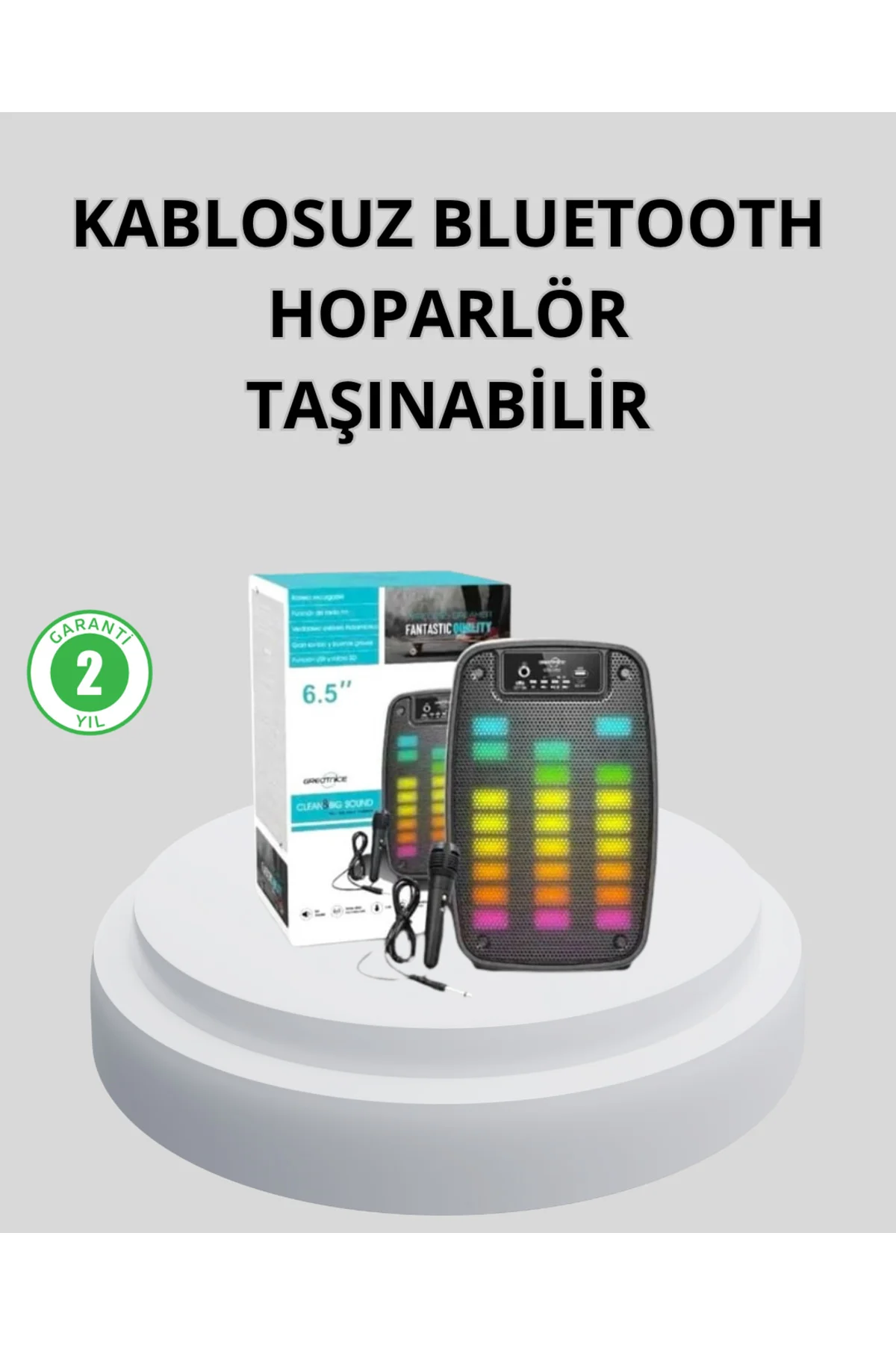 Bluetooth Bağlantılı Taşınabilir Müzik Cihazı – 2 Saat Kesintisiz