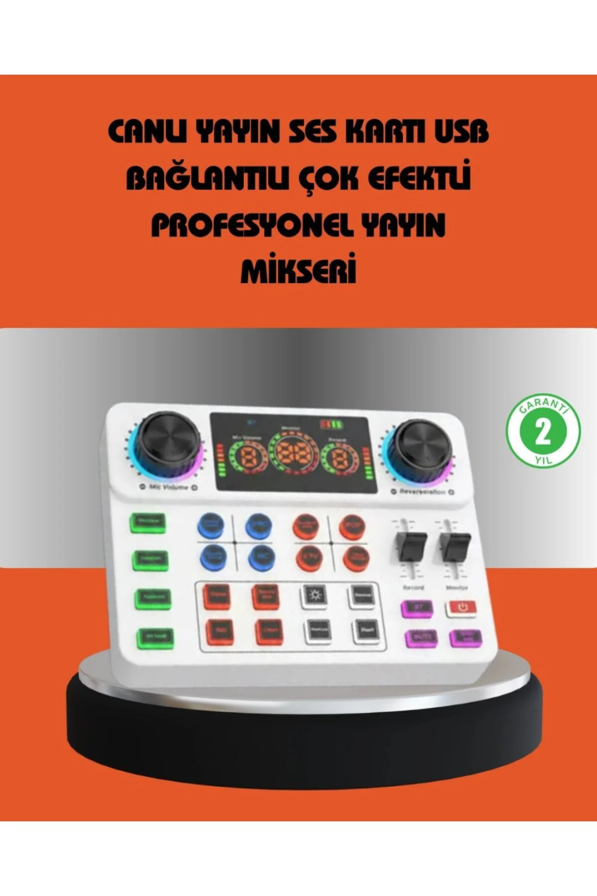 Bluetooth Bağlantılı Karaoke Ve Yayın Ses Kontrol Ünitesi