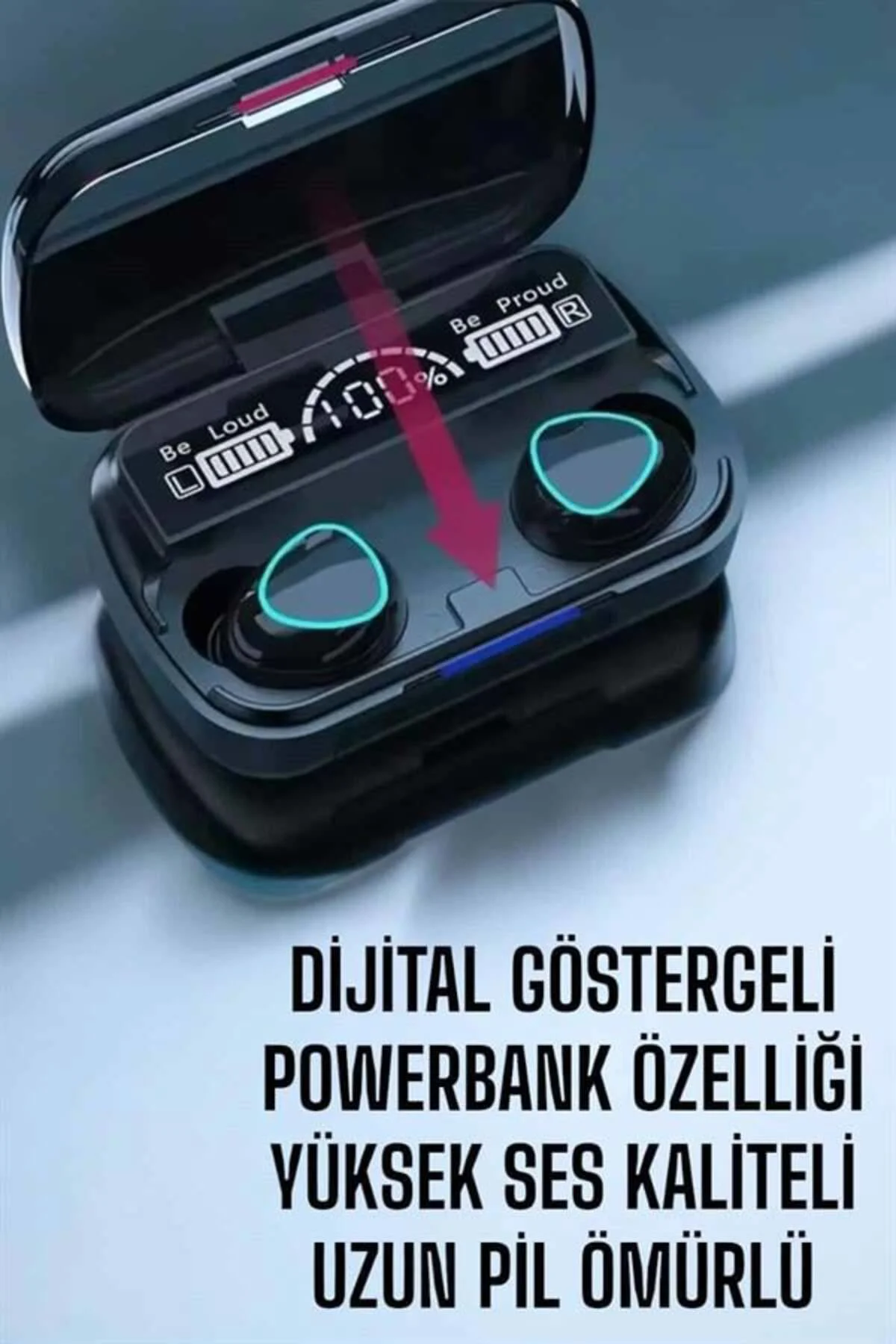 Bluetooth Bağlantılı Suya Dayanıklı, Uzun Pil Ömürlü Kablosuz Kul