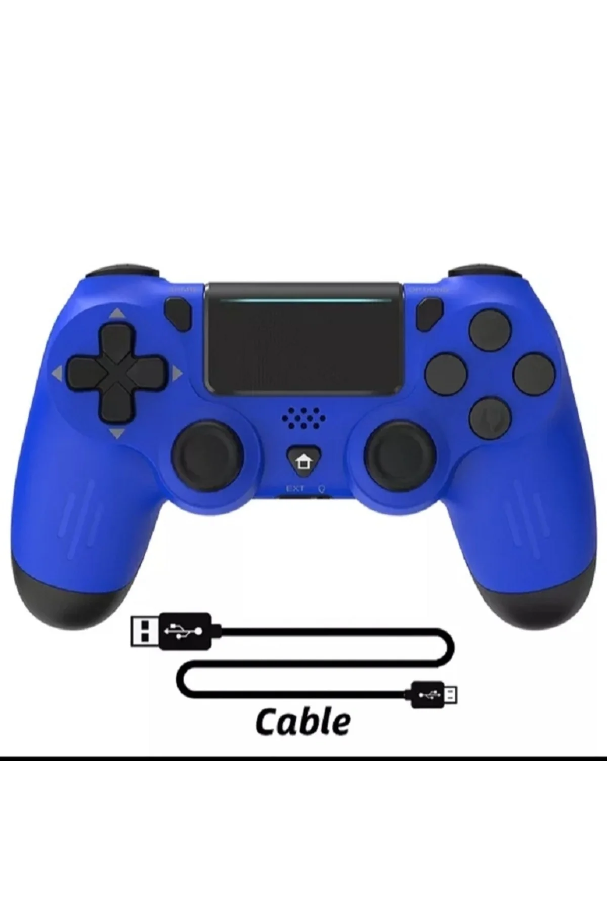 Bluetooth bağlantılı mavi gamepad Playstation 4 uyumlu kablosuz oyun kolu - Elektronik