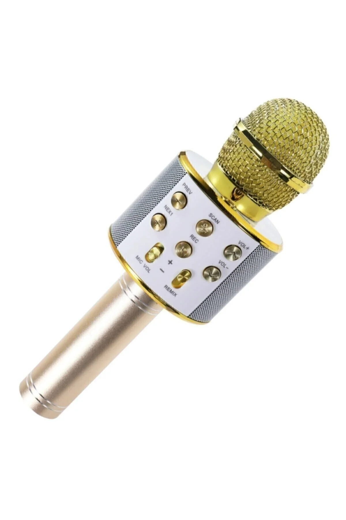 Bluetooth bağlantılı mavi karaoke mikrofon 2 yıl garantili - Elektronik - Müzik Sistemleri