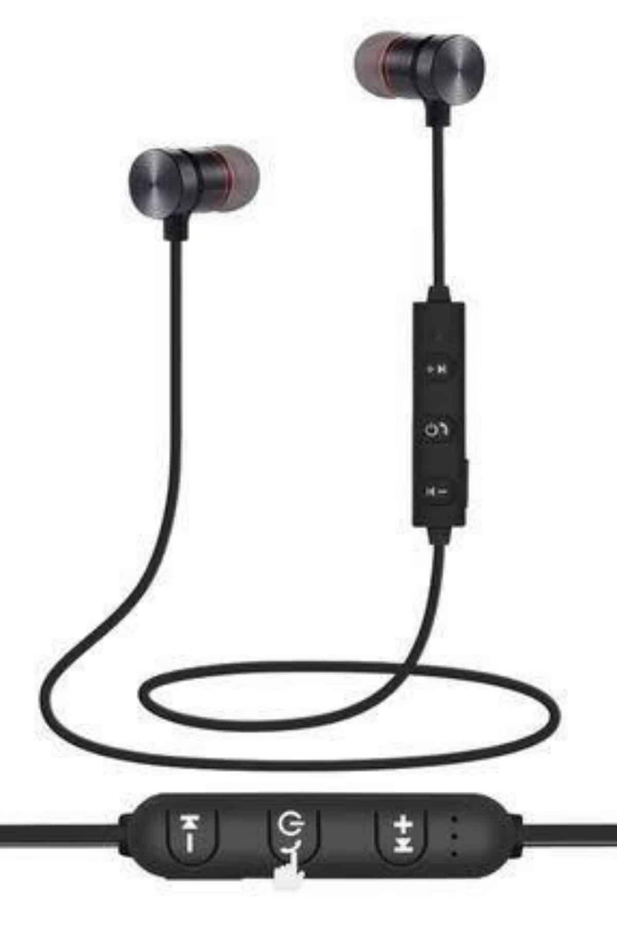 Bluetooth Bağlantılı Kablolu Mıknatıslı Sport Kulaklık - Lisinya