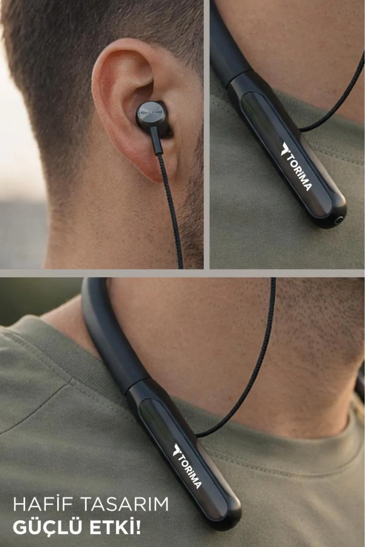 Bluetooth Boyun Askılı Kulaklık Wireless Neckband V5.4 Extra Bass