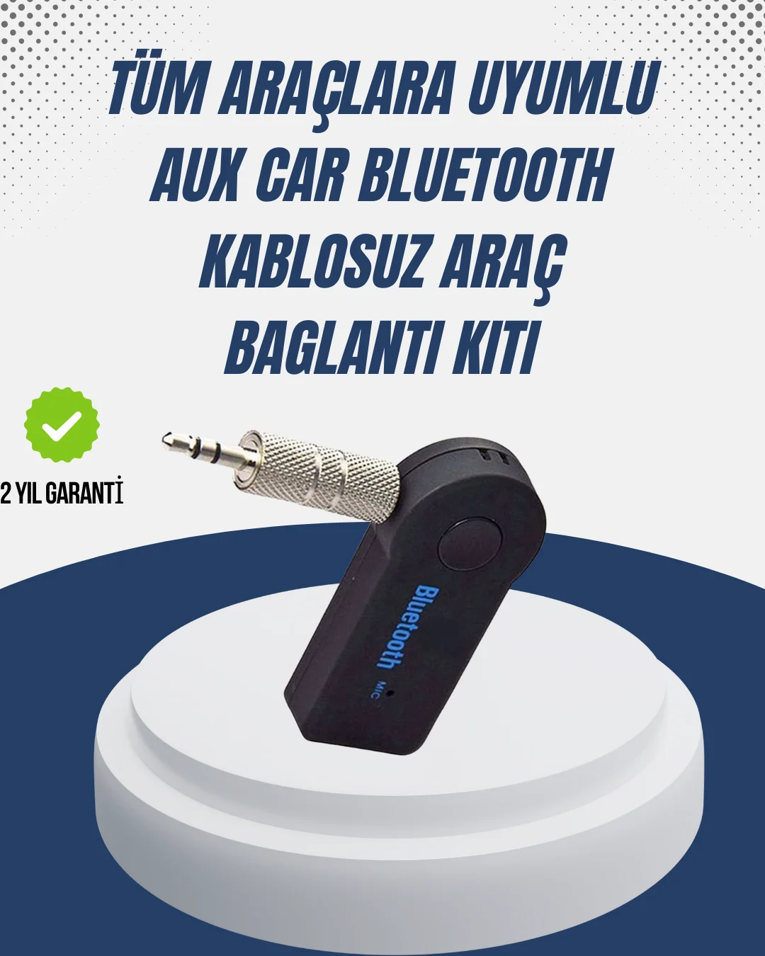 Bluetooth Destekli AUX Müzik ve Konuşma Cihazı Fiyatı, Yorumları ve Özellikleri