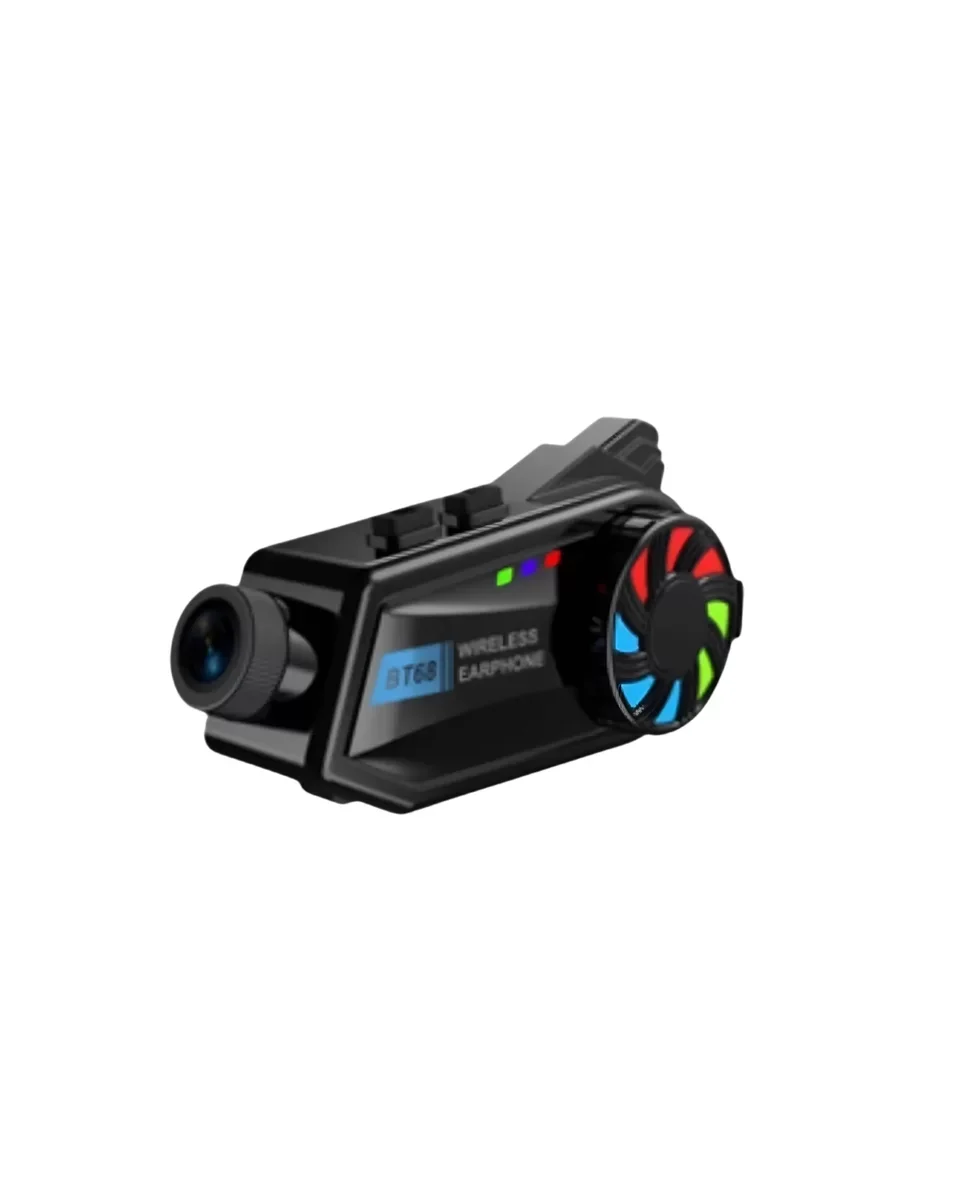 Bluetooth Destekli Kask Kamerası 1080P Geniş Açılı ve Akıllı Kontrol