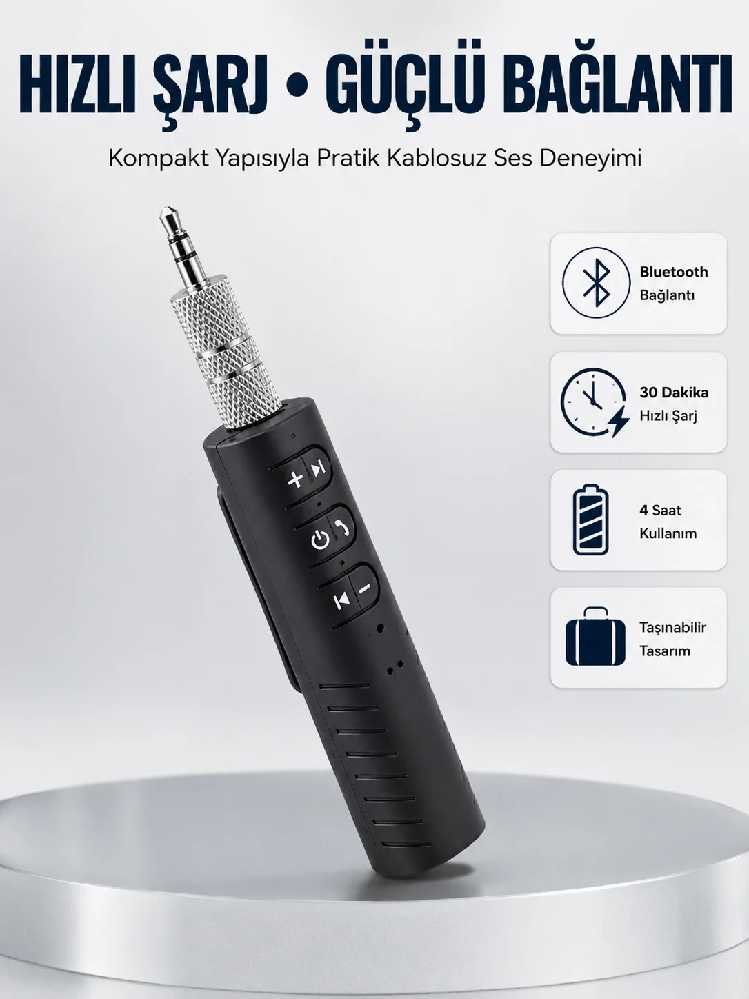 Bluetooth Destekli Ses Alıcısı – Eski Cihazlarınıza Yenilik Katın