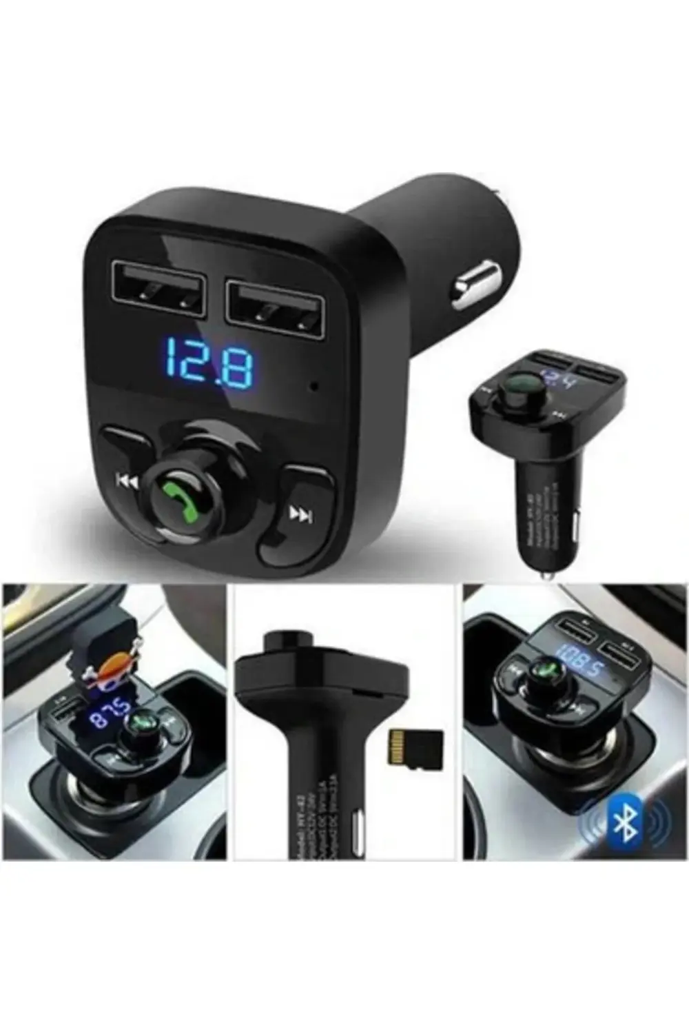 Bluetooth Fm Transmitter Car X8