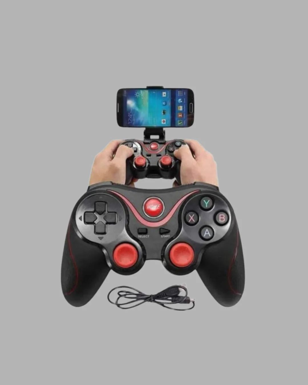 Bluetooth Gamepad Kablosuz Oyun Kumandası Tek Cihaz Destekli Bluetooth Gamepad Kablosuz Oyun Kumandası Tek Cihaz Destekli