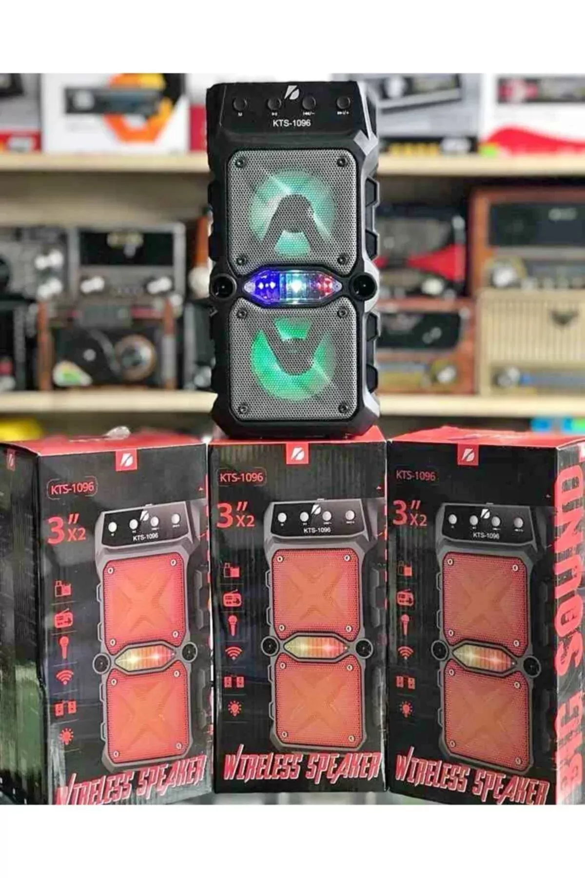 Just Cheap Store Bluetooth Hoparlör Ses Bombası 3X2 And-02589