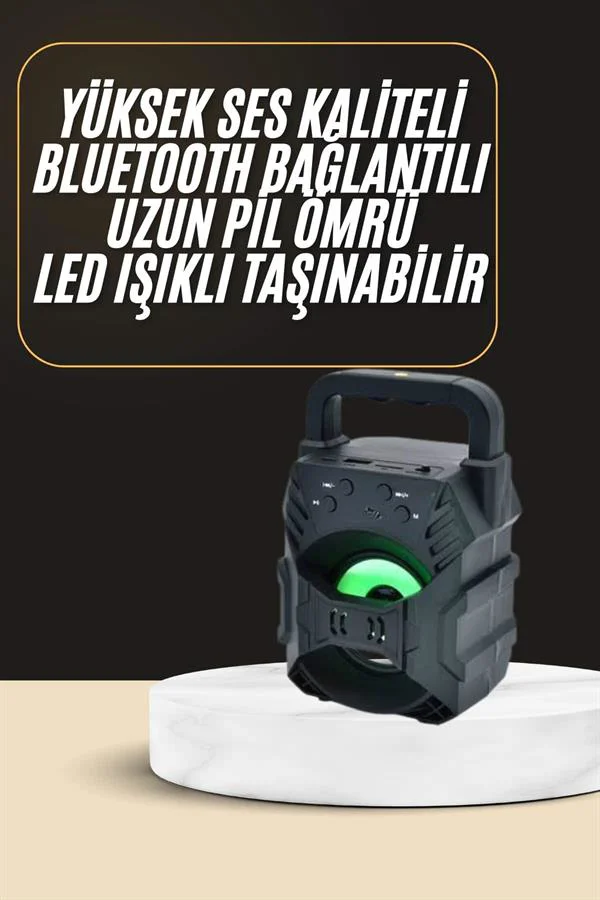 Bluetooth Hoparlör Android ve İOS Uyumlu Ses Bombası USB Girişli Taşınabilir Bluetooth Hoparlör Android ve İOS Uyumlu Ses Bombası USB Girişli Taşınabilir