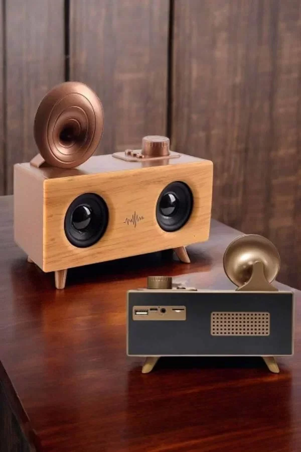 Bluetooth Hoparlör Ahşap Klasik Retro Gramofon Bluetooth Müzik Kutusu - Lisinya Fiyatı, Yorumları ve Özellikleri